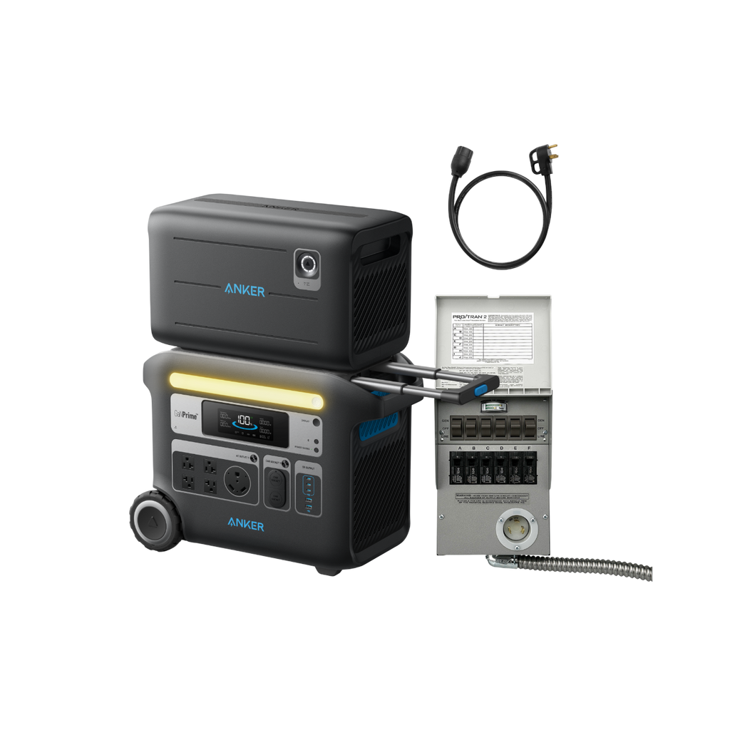 Anker SOLIX F2000 + BP2600 Expansion Battery + Home Backup Kit (Transfer Switch + Cable) image 0