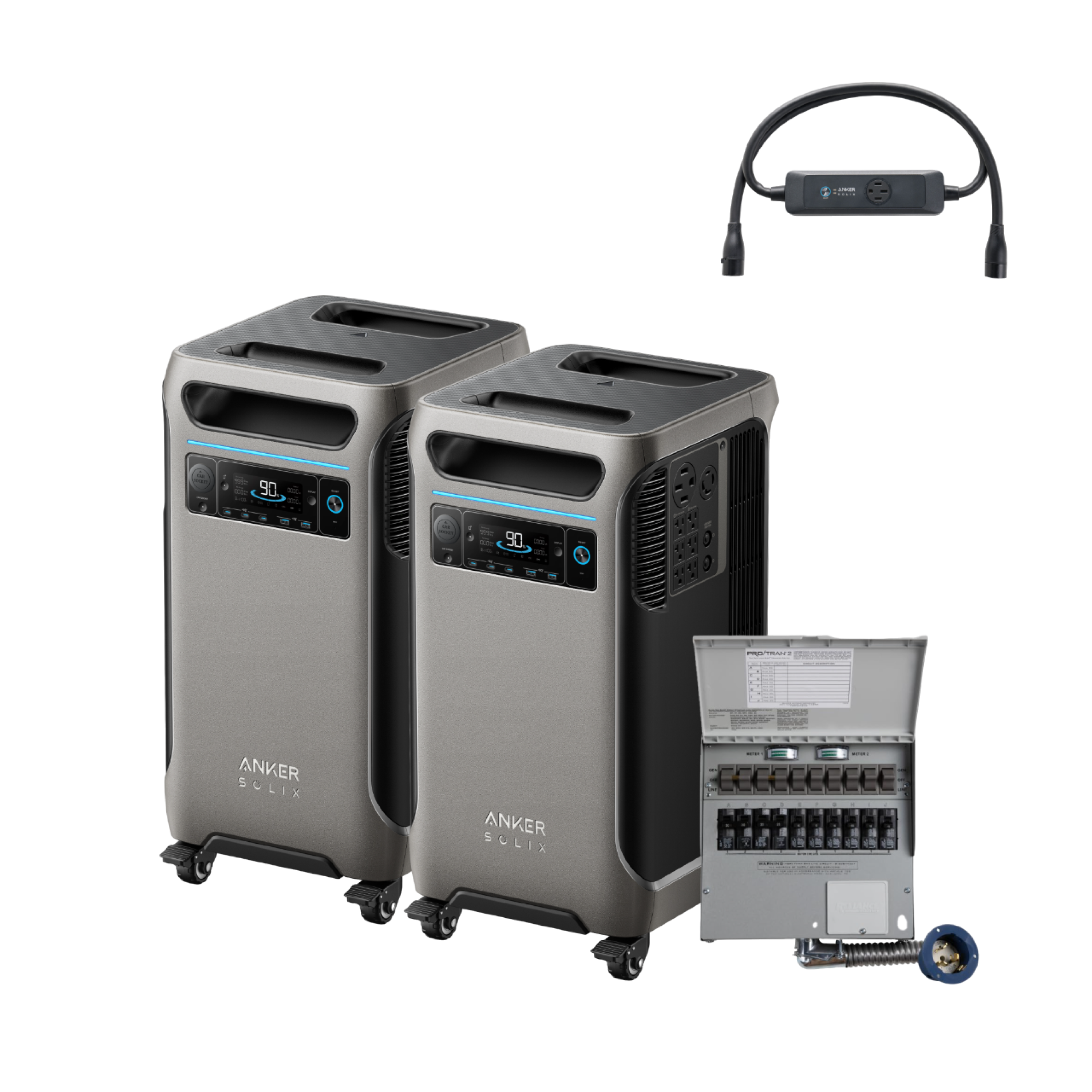 2Anker SOLIX F3800 + Power Backup Kit image 0