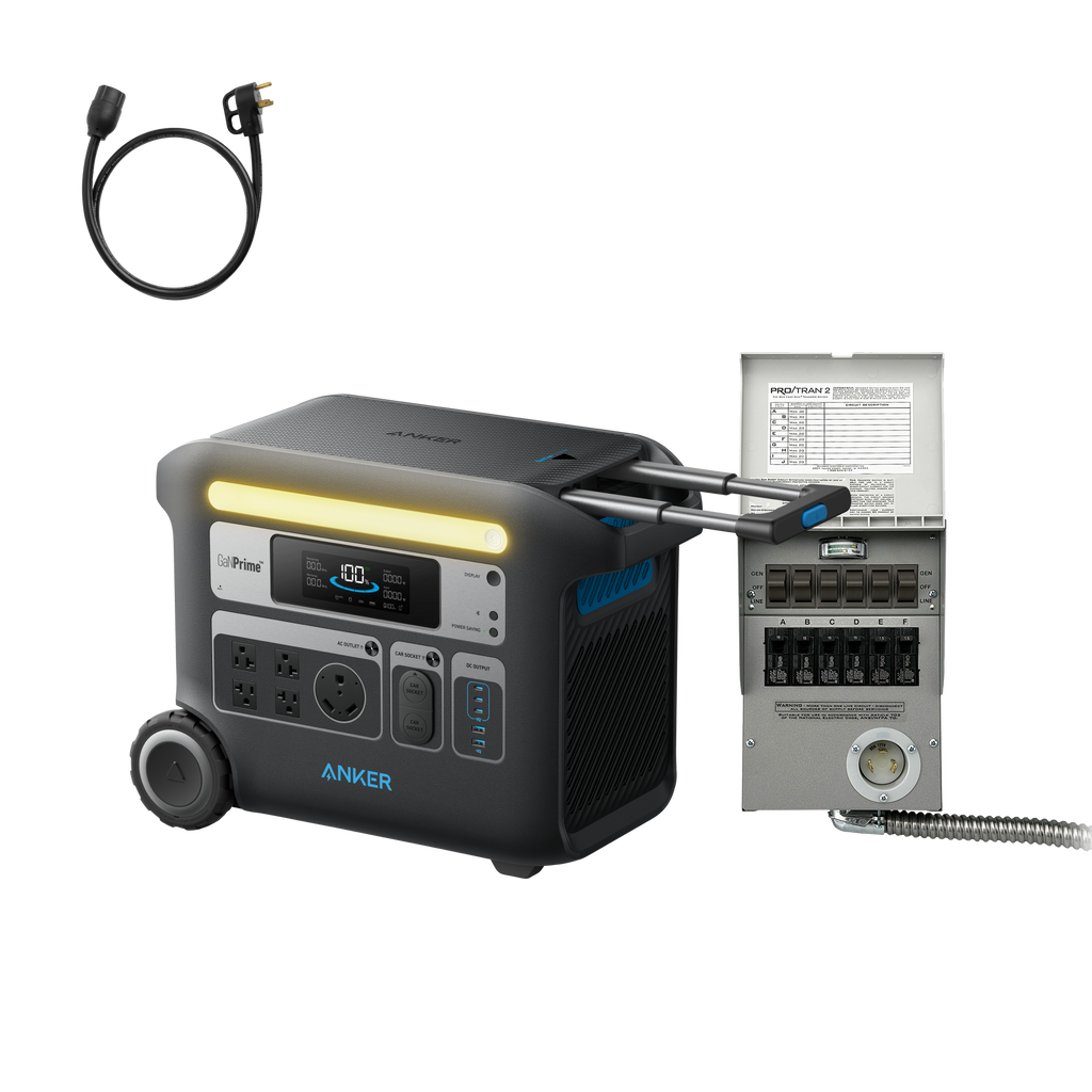 Anker SOLIX F2000 + Home Backup Kit (Transfer Switch + Cable) image 1