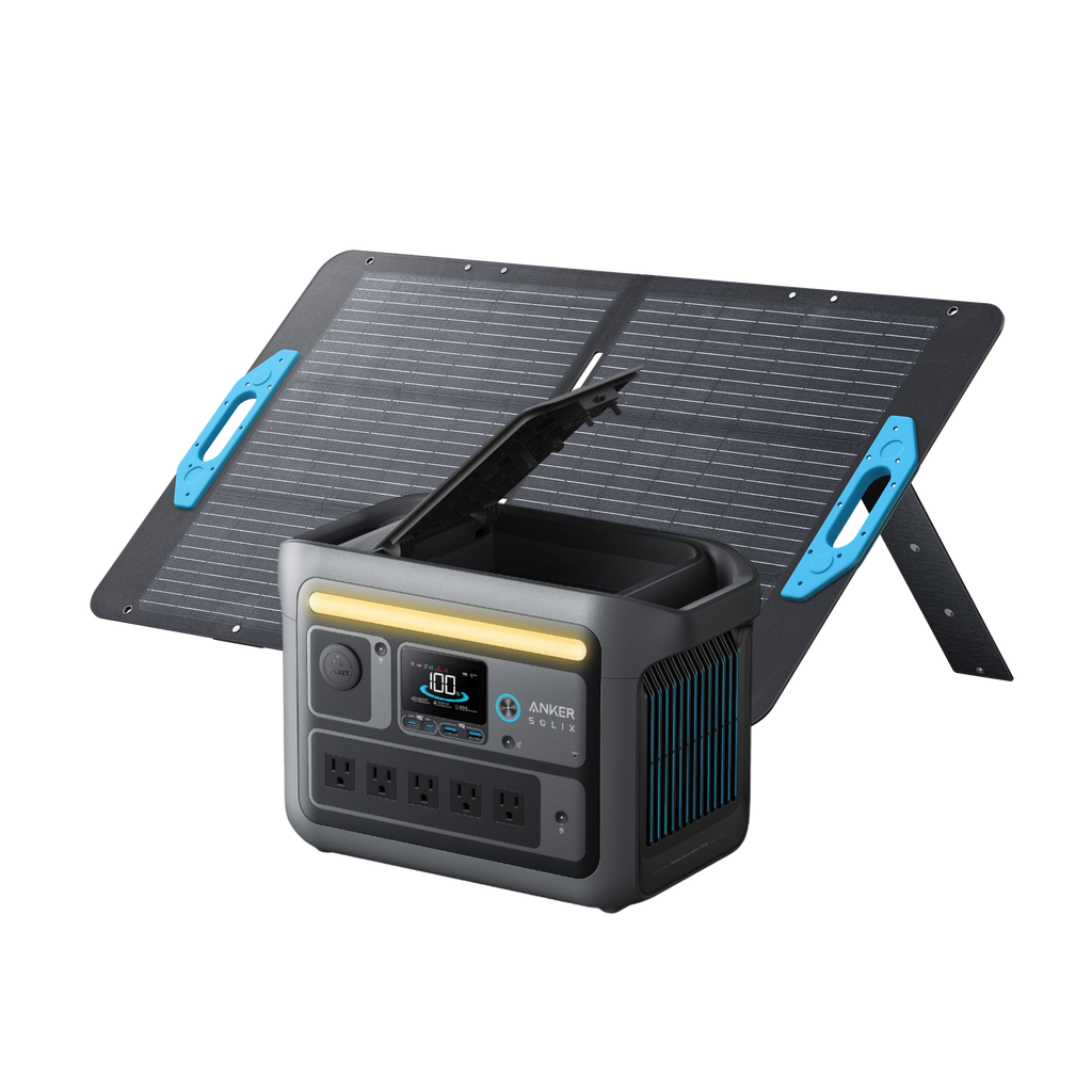 Anker SOLIX C800 Solar Generator + 100W Solar Panel image 0