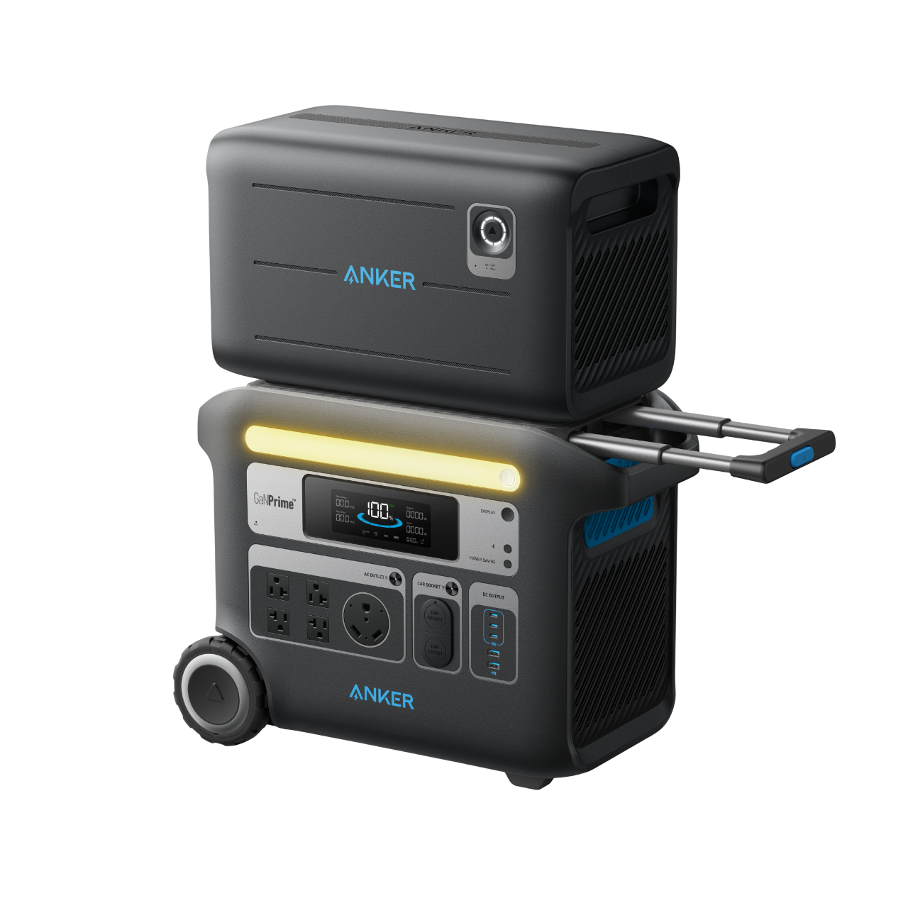 Anker SOLIX F2000 Solar Generator + Expansion Battery + 2x 400W Solar Panel image 1