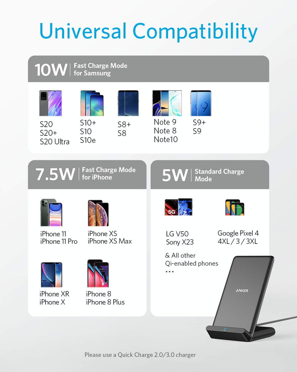 Anker 313 Wireless Charger (Stand) image 2