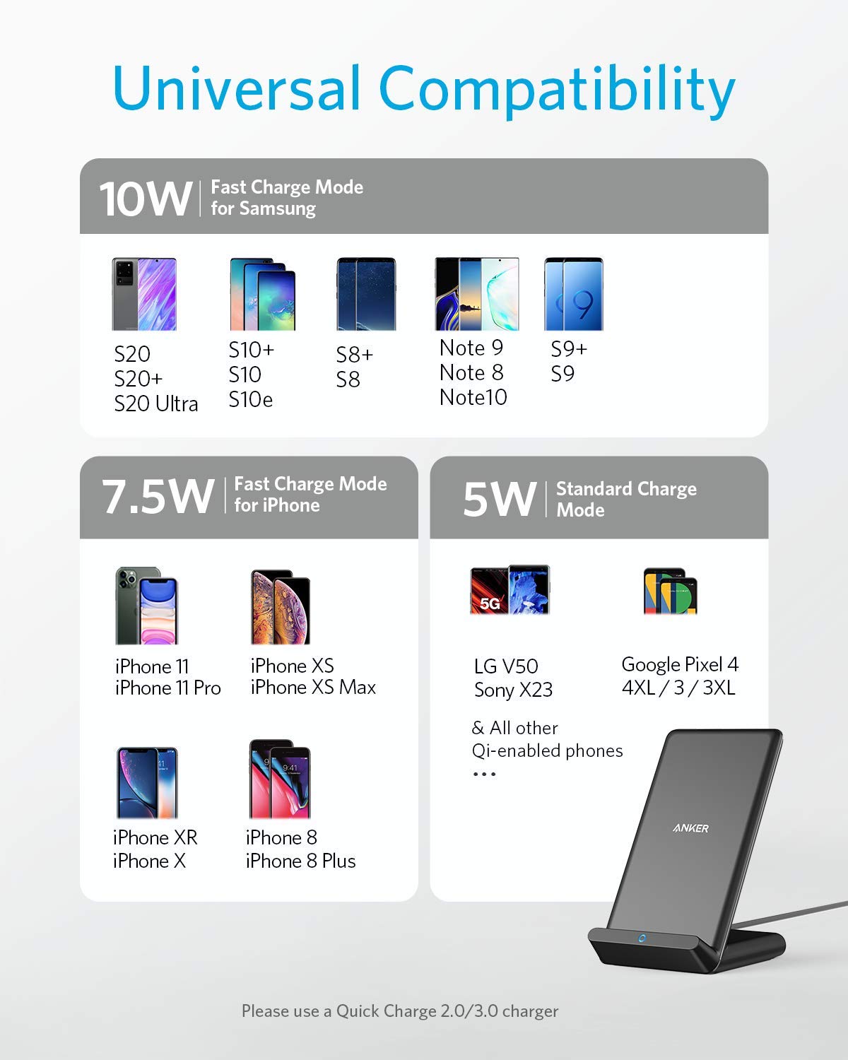 Anker 313 Wireless Charger (Stand) image 2