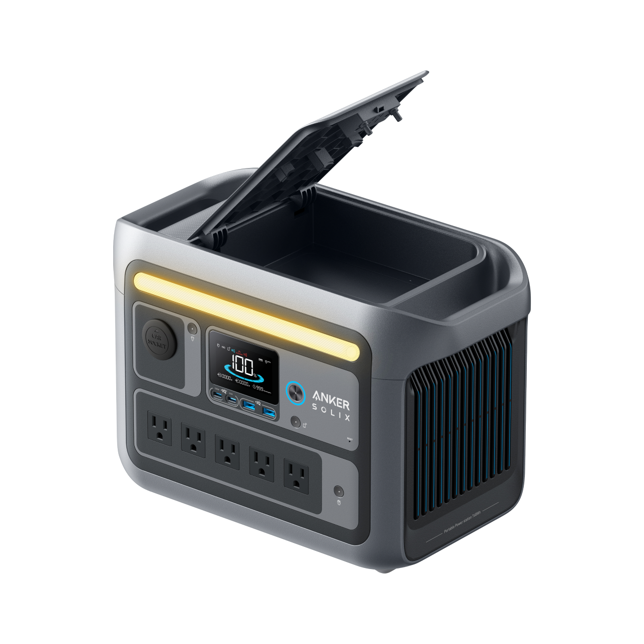 Anker SOLIX C800 Solar Generator + 100W Solar Panel image 1