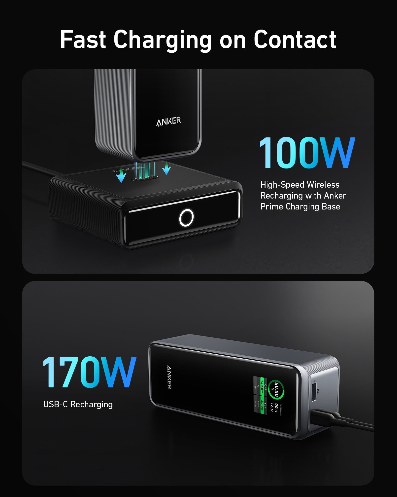 Anker Prime 27,650mAh Power Bank (250W) and 100W Charging Base image 4