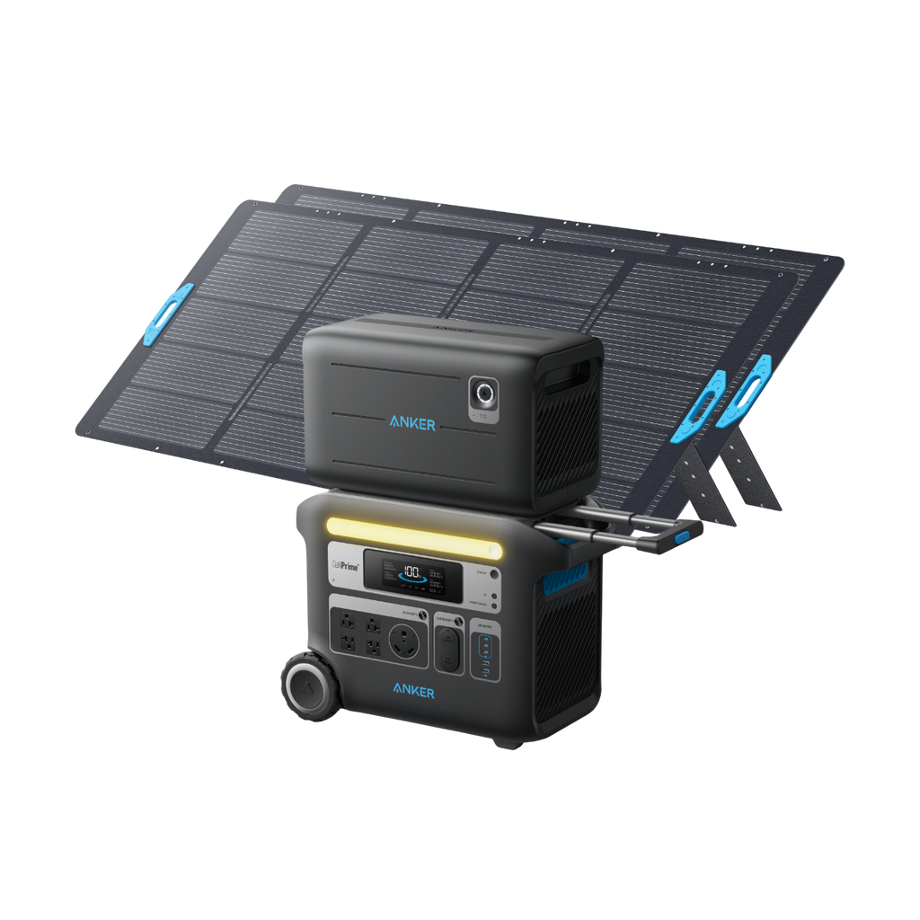 Anker SOLIX F2000 Solar Generator + Expansion Battery + 2x 400W Solar Panel image 0