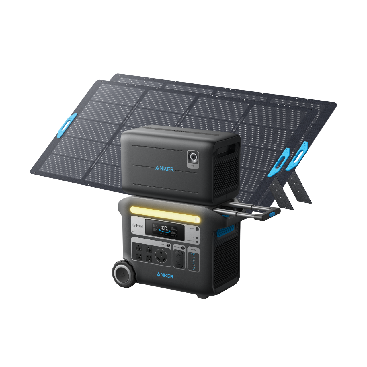 Anker SOLIX F2000 Solar Generator + Expansion Battery + 2x 400W Solar Panel image 0