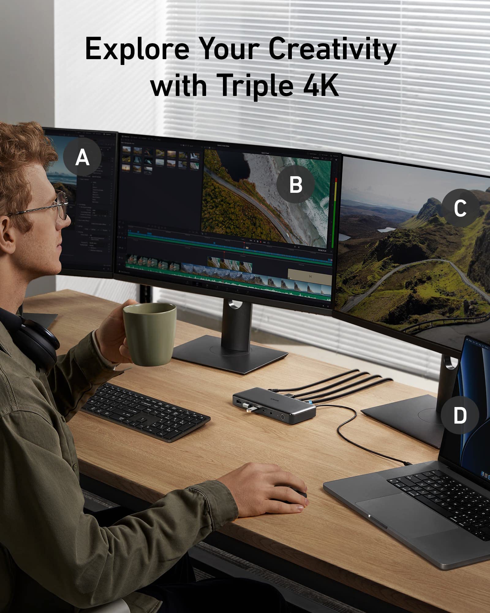 Anker 564 USB-C Docking Station (10-in-1) image 2