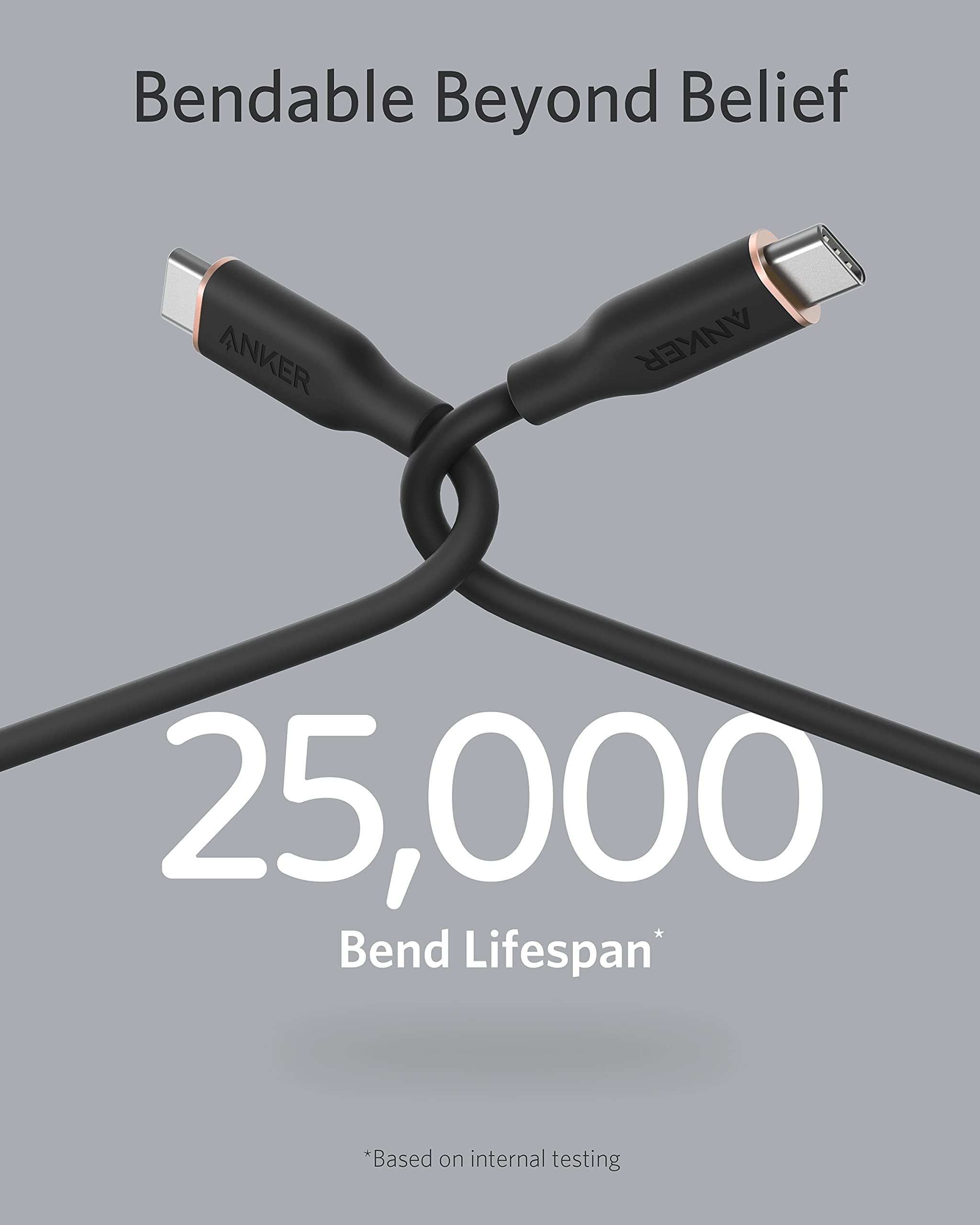 Anker 643 USB-C to USB-C Cable (Flow, Silicone) image 3