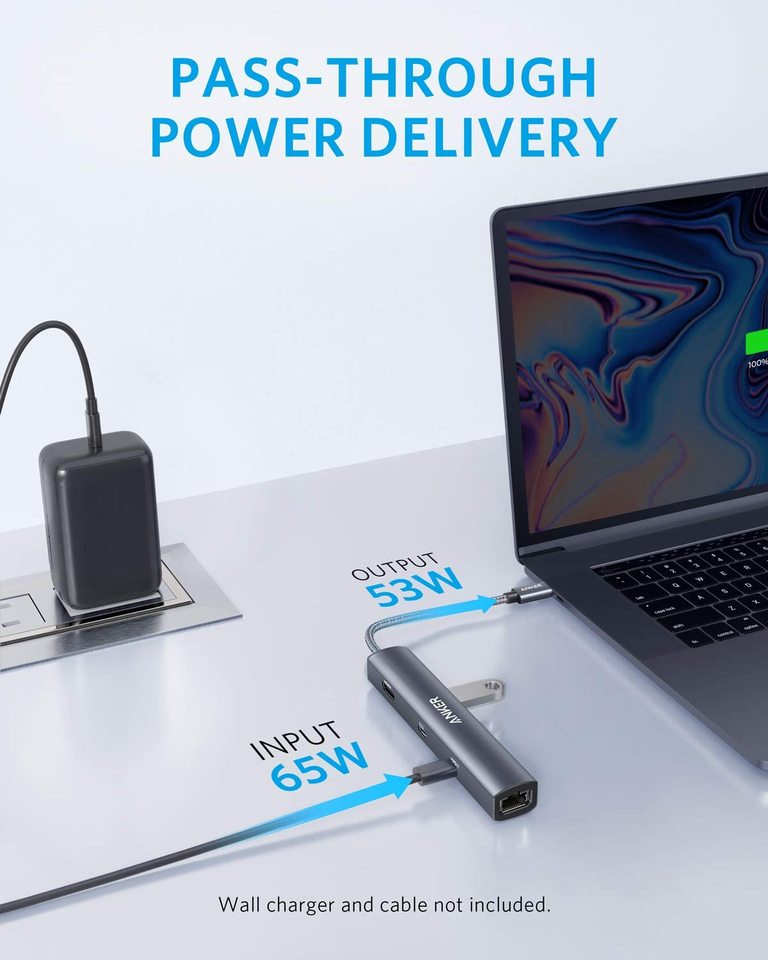 Anker 543 USB-C Hub (6-in-1, Slim) image 2