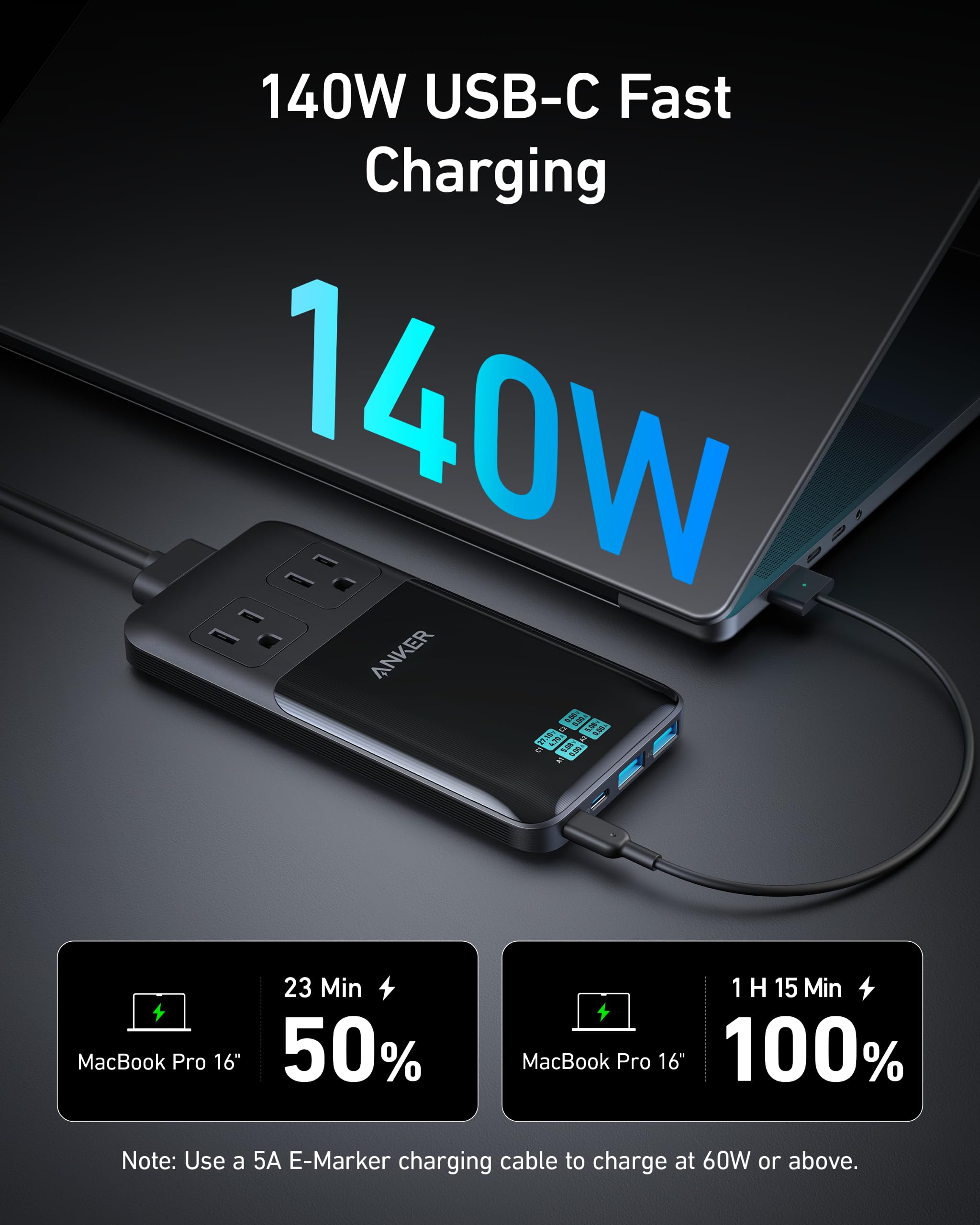Anker Prime 6-in-1 Charging Station (140W) image 3