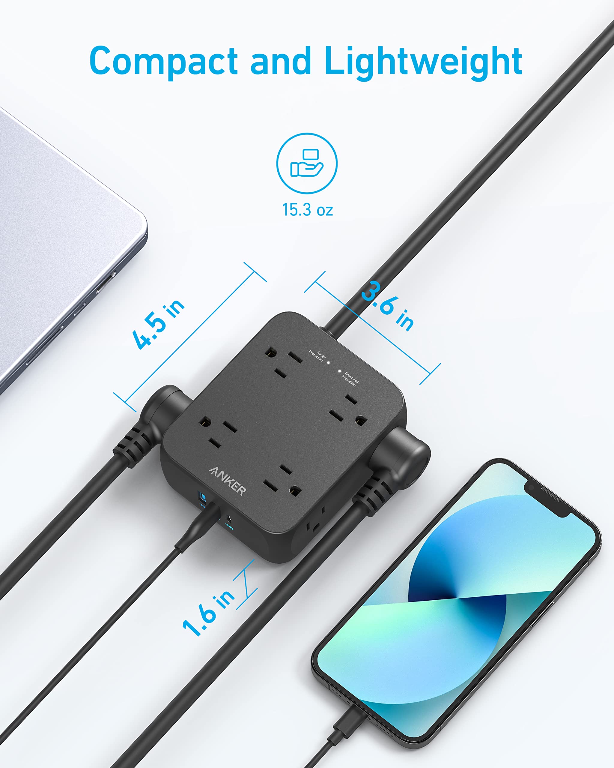 Anker 341 USB Power Strip image 4