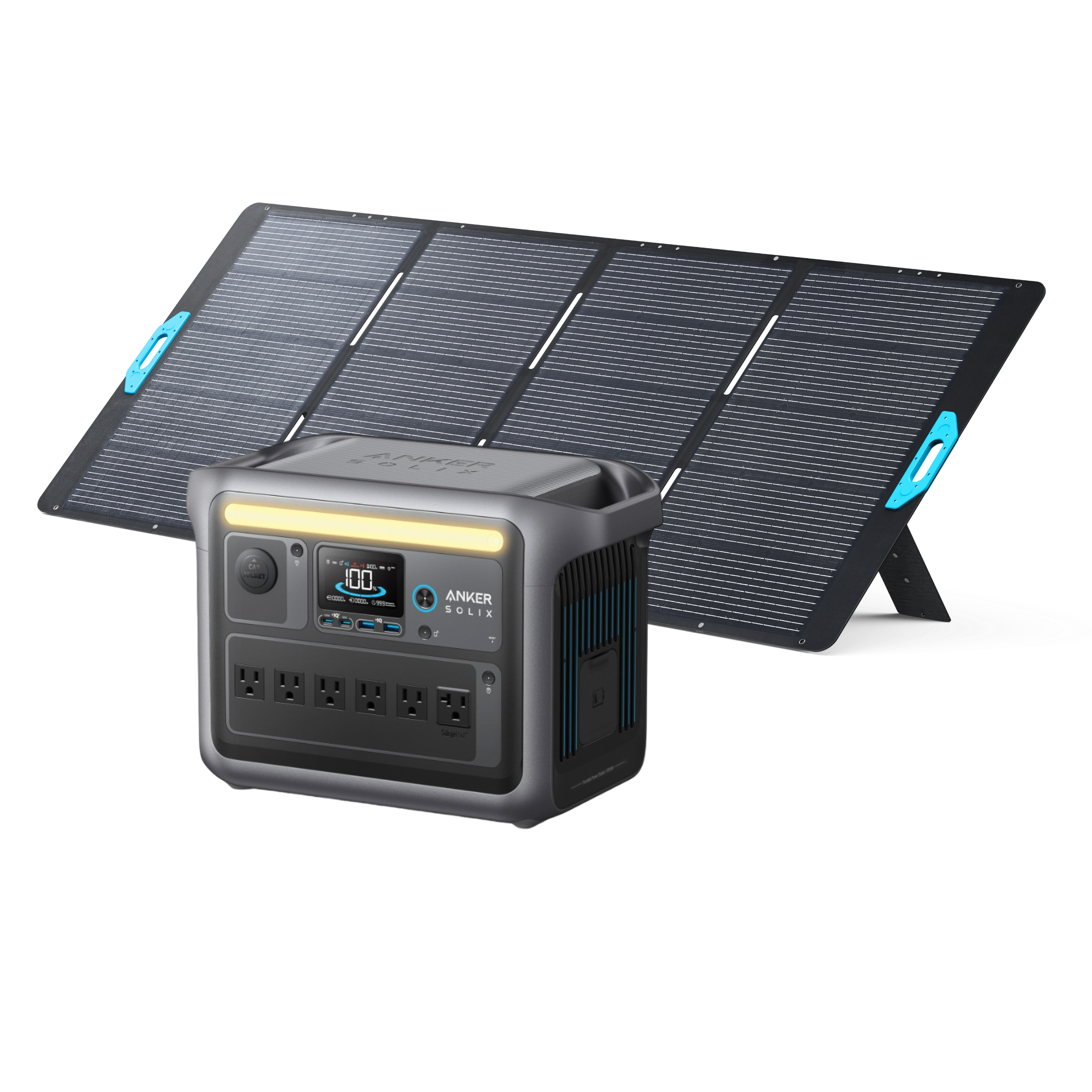 Anker SOLIX C1000 Solar Generator + 400W Solar Panel image 0