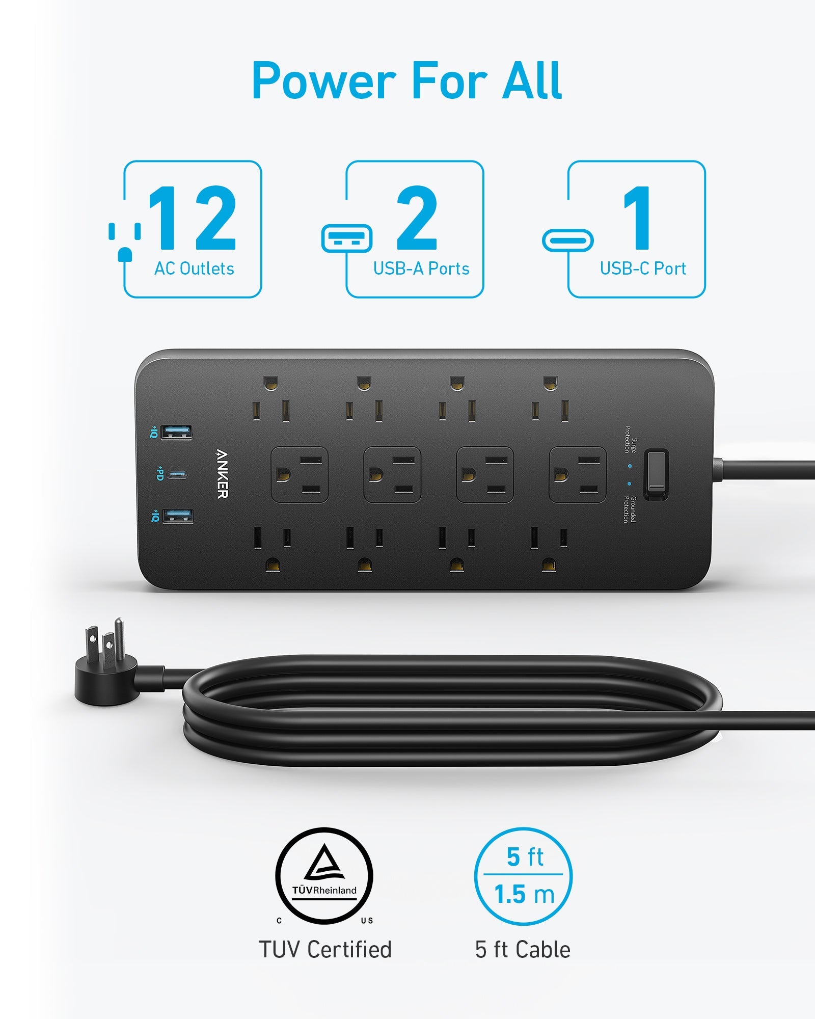 Anker 351 Power Strip image 2