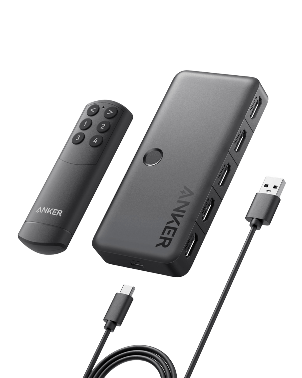 Anker HDMI Switch (4 in 1 Out, 4K HDMI) image 0