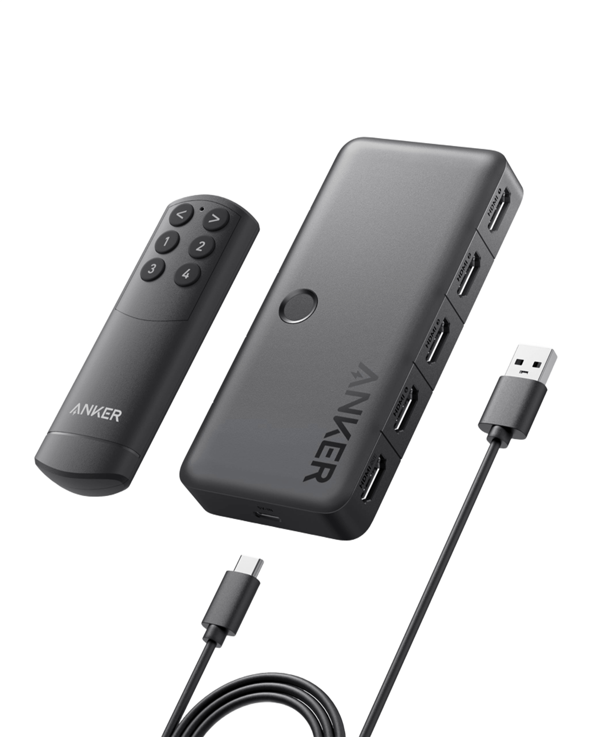 Anker HDMI Switch (4 in 1 Out, 4K HDMI) image 0