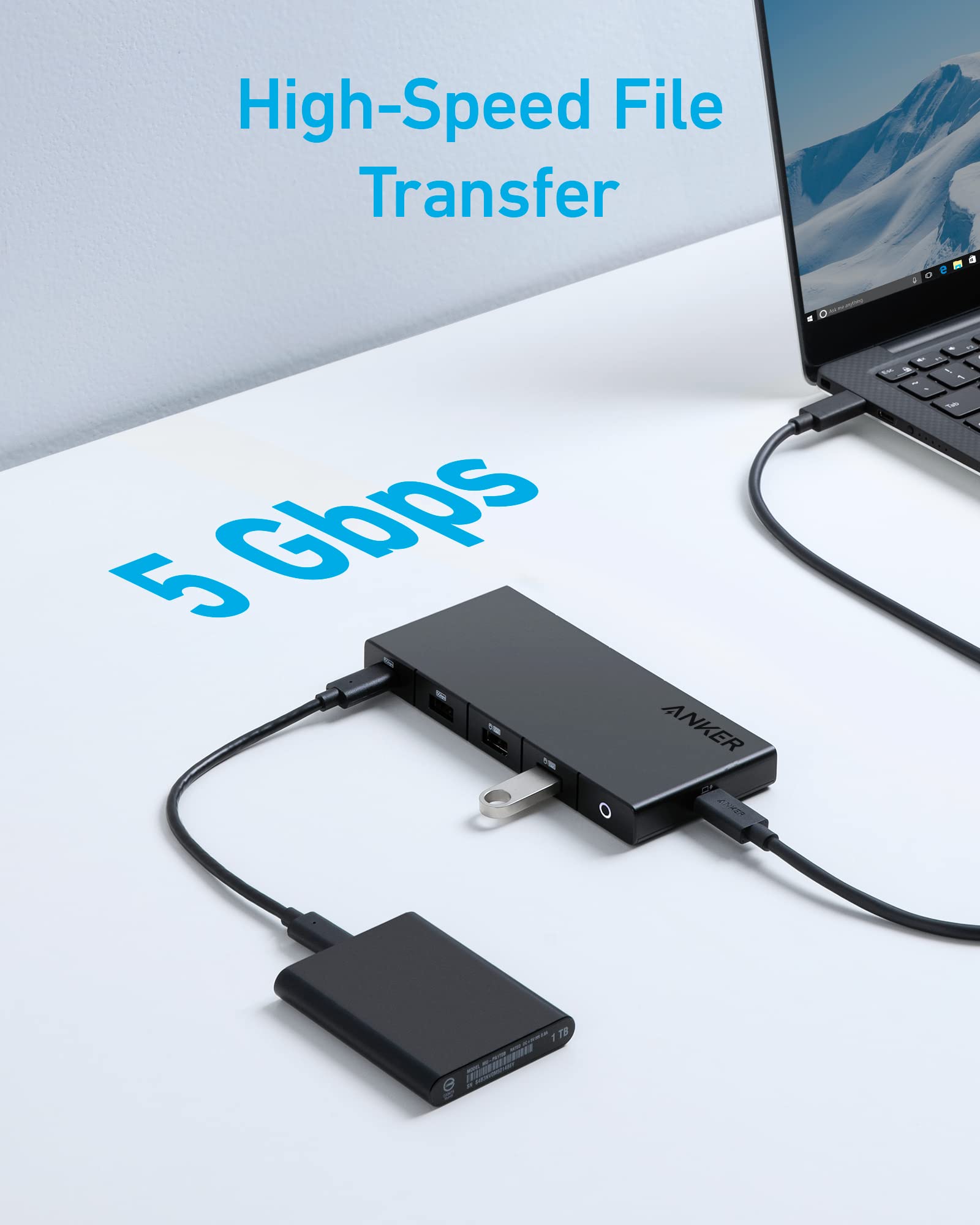 Anker 364 USB-C Hub (10-in-1, Dual 4K HDMI) image 1