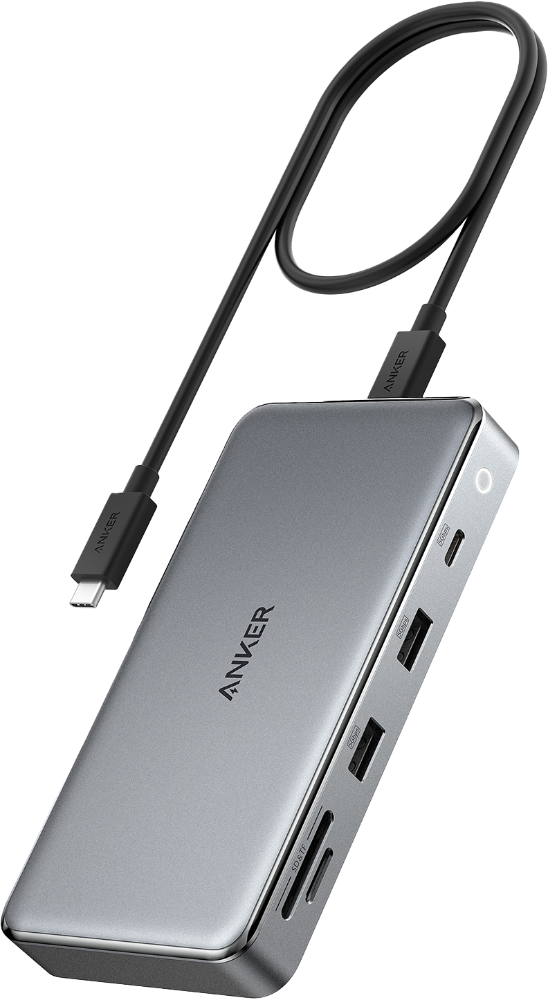 Anker 563 USB-C Hub (10-in-1, Dual 4K HDMI, For MacBook) image 0