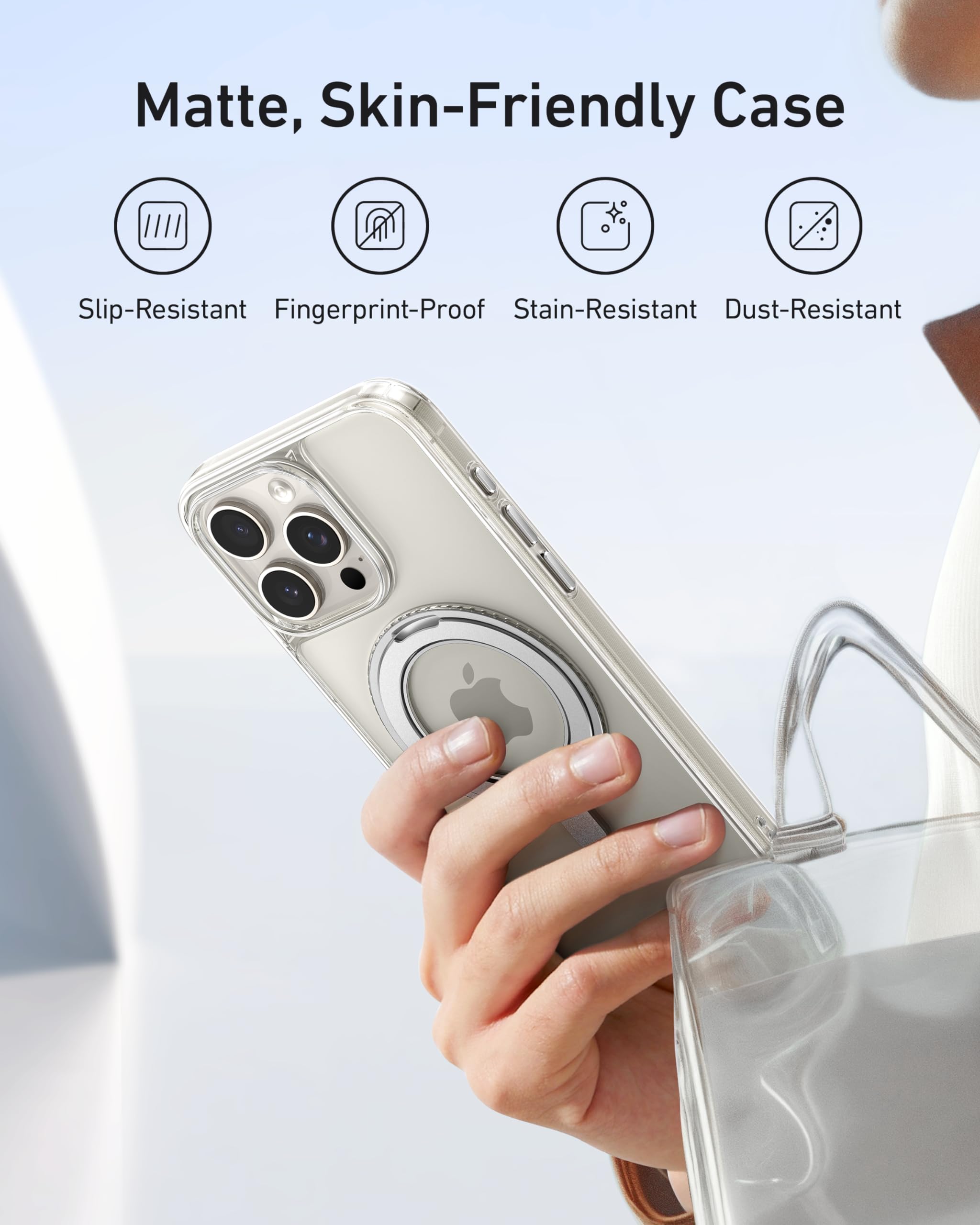 Anker MagGo Magnetic Case with Stand (360Ring Stand) image 3