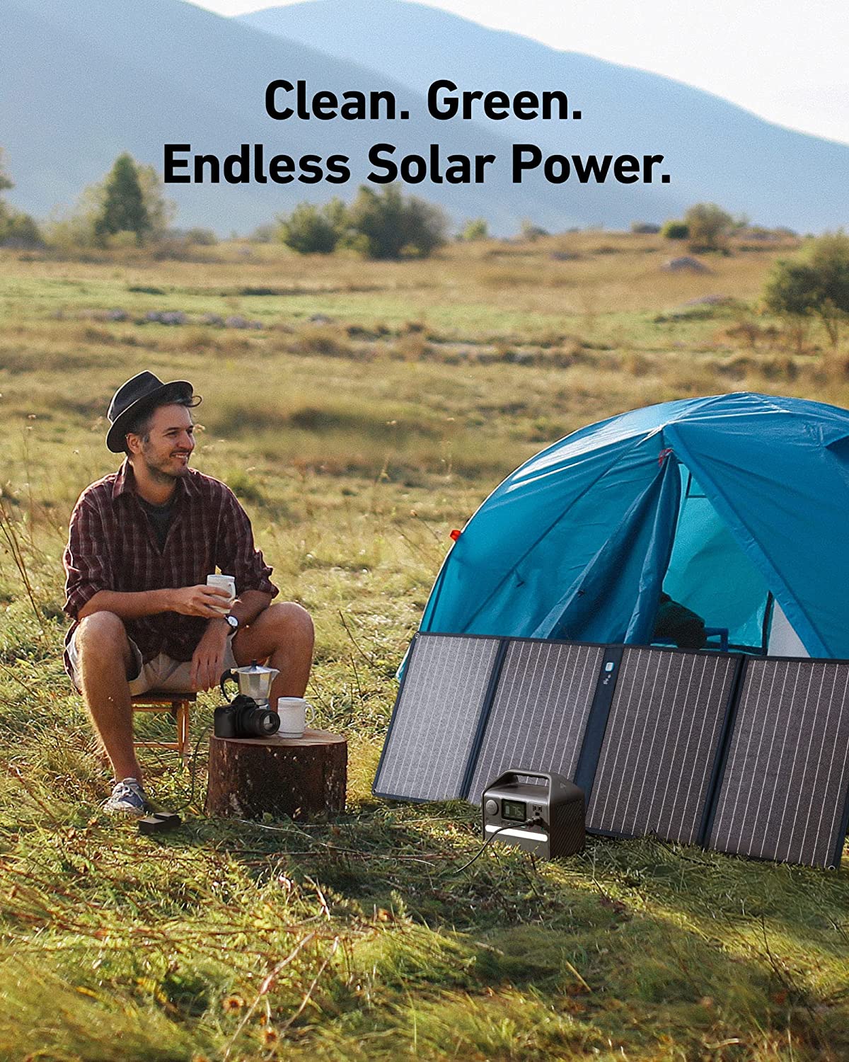 Anker 521 Solar Generator + 100W Solar Panel image 5