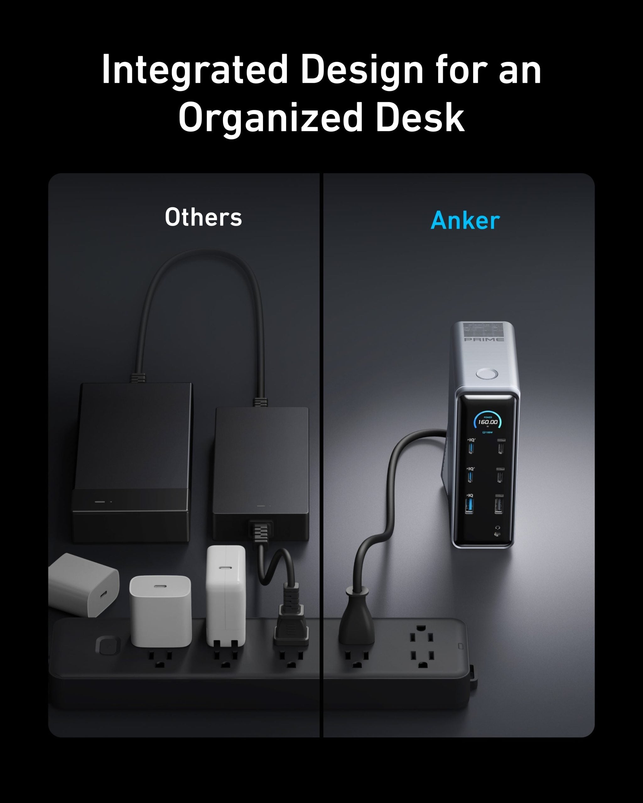 Anker Prime Charging Docking Station (14-in-1, Dual Display, 160W) image 1