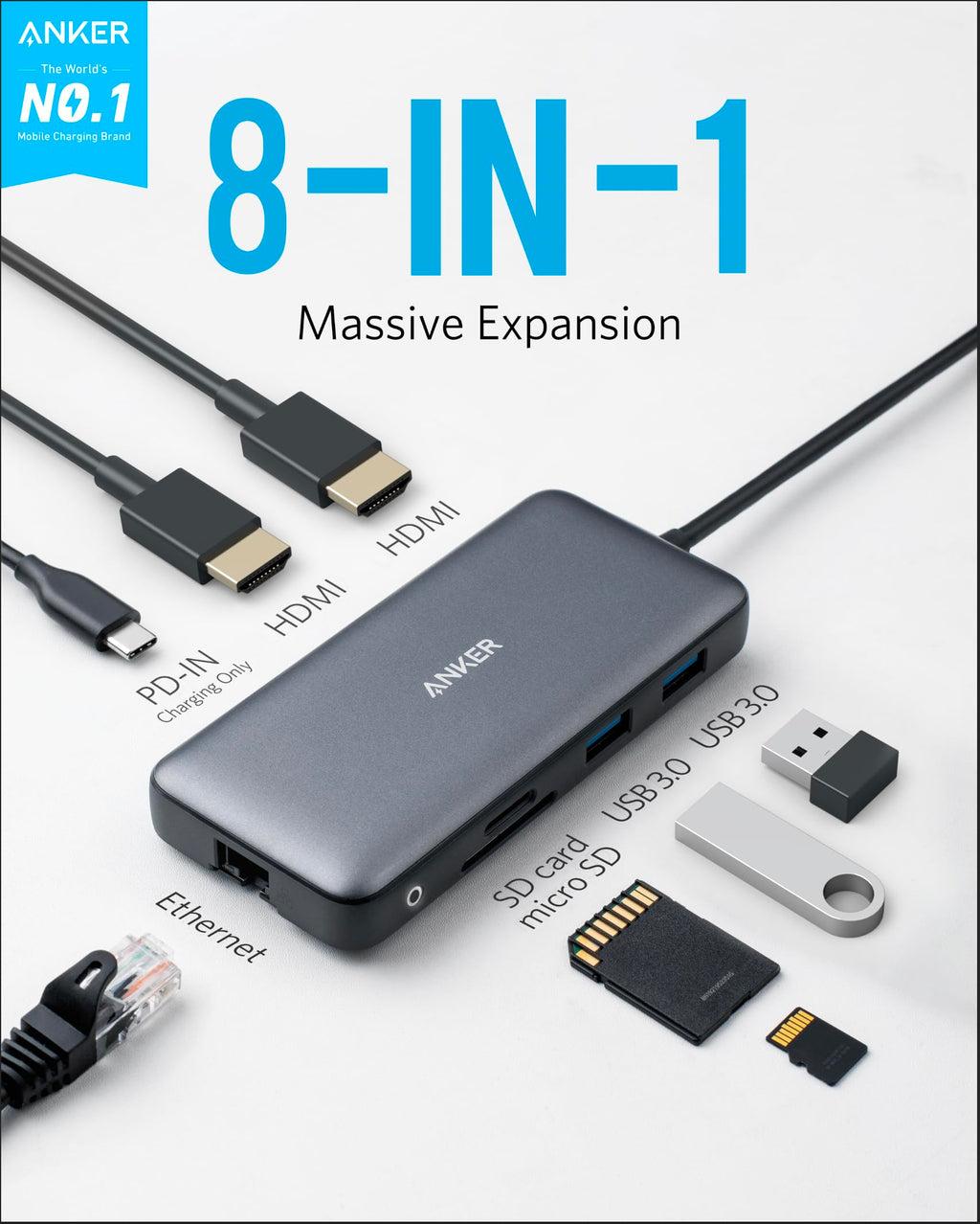 Anker 553 USB-C Hub (8-in-1) image 1