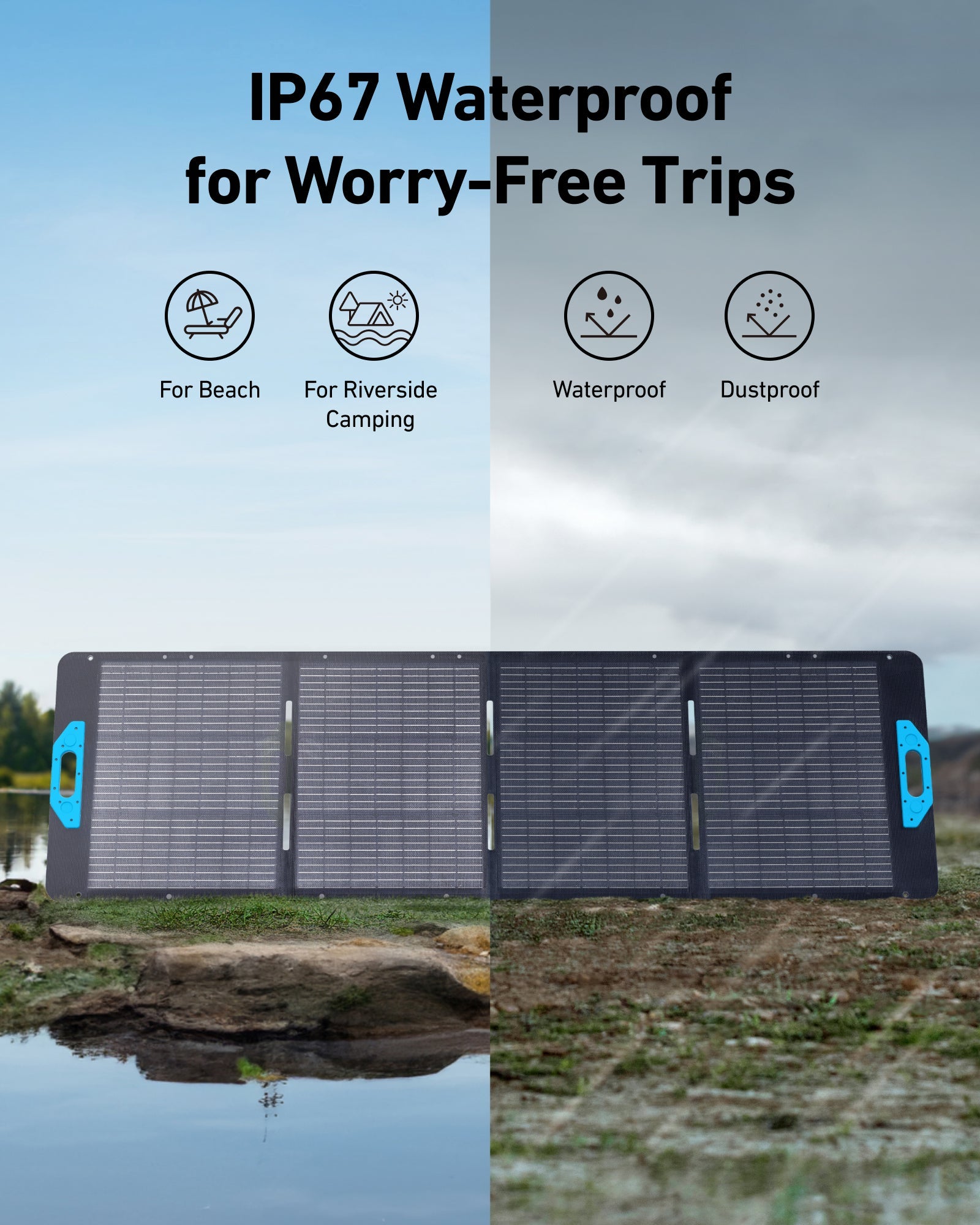 Anker SOLIX PS200 Portable Solar Panel (200W) image 4