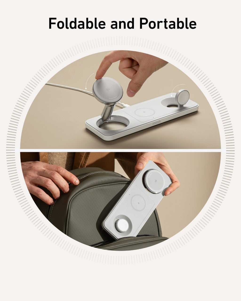 Anker MagGo Wireless Charging Station (3-in-1 Pad) image 4