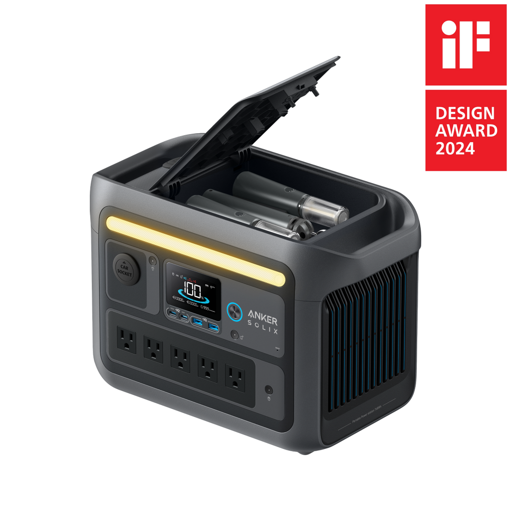 Anker SOLIX C800 Plus Solar Generator + 200W Solar Panel image 1