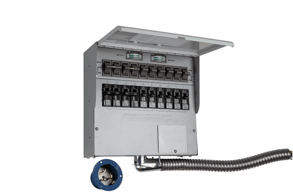 Home Backup Kit (120V/240V, 50 Amp, 10-Circuit Transfer Switch + Cable, For F3800) image 2