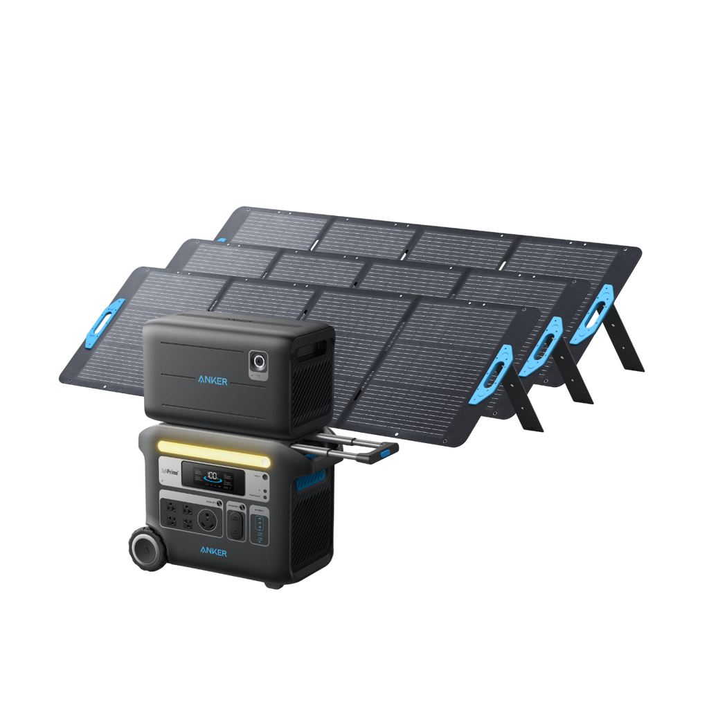 Anker SOLIX F2000 + Expansion Battery + 3200W Solar Panels image 0
