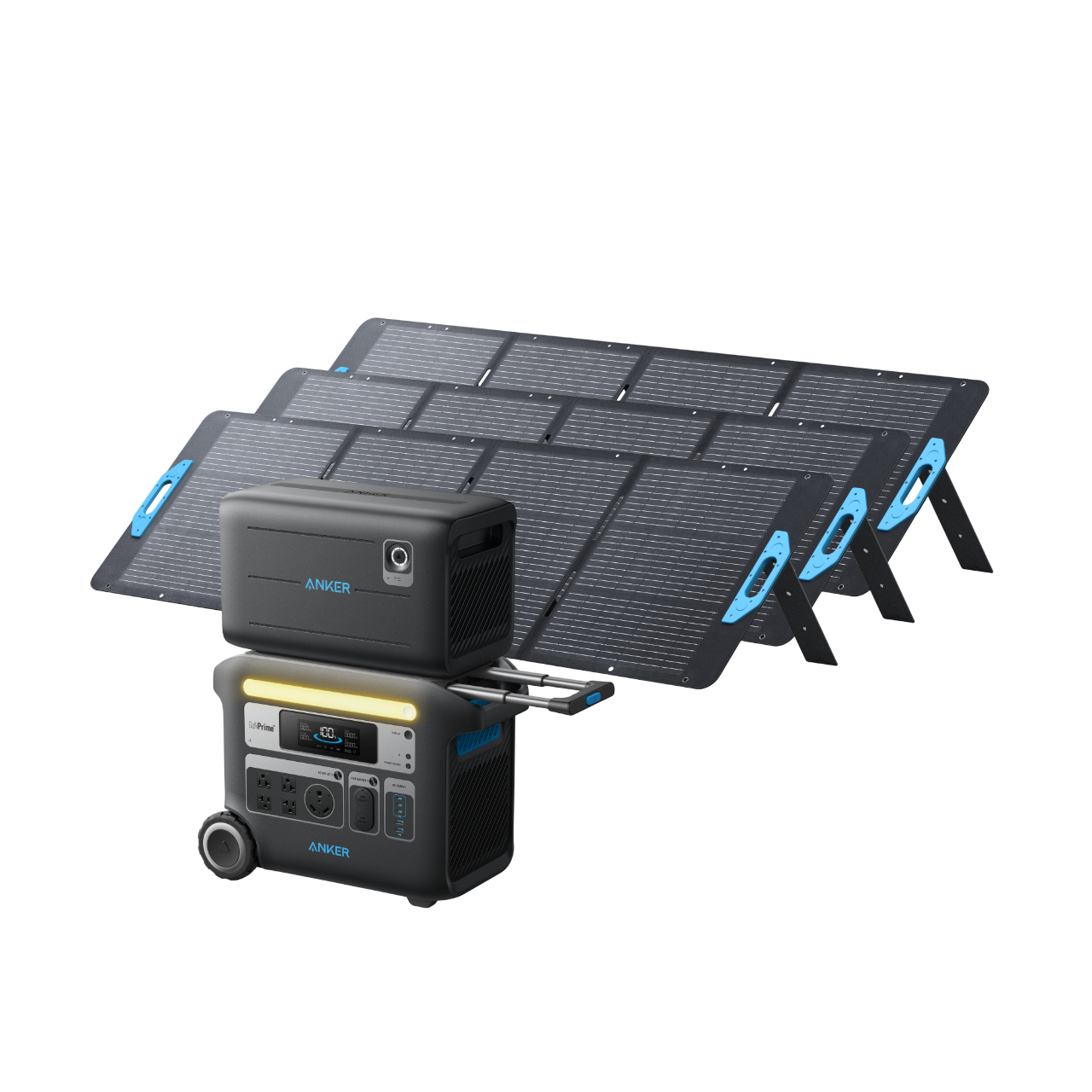 Anker SOLIX F2000 + Expansion Battery + 3200W Solar Panels image 0