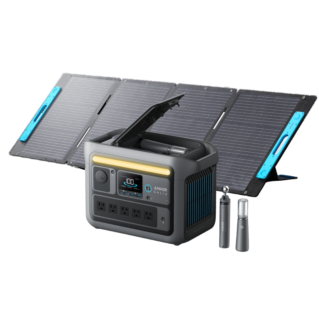 Anker SOLIX C800 Plus Solar Generator + 200W Solar Panel image 0