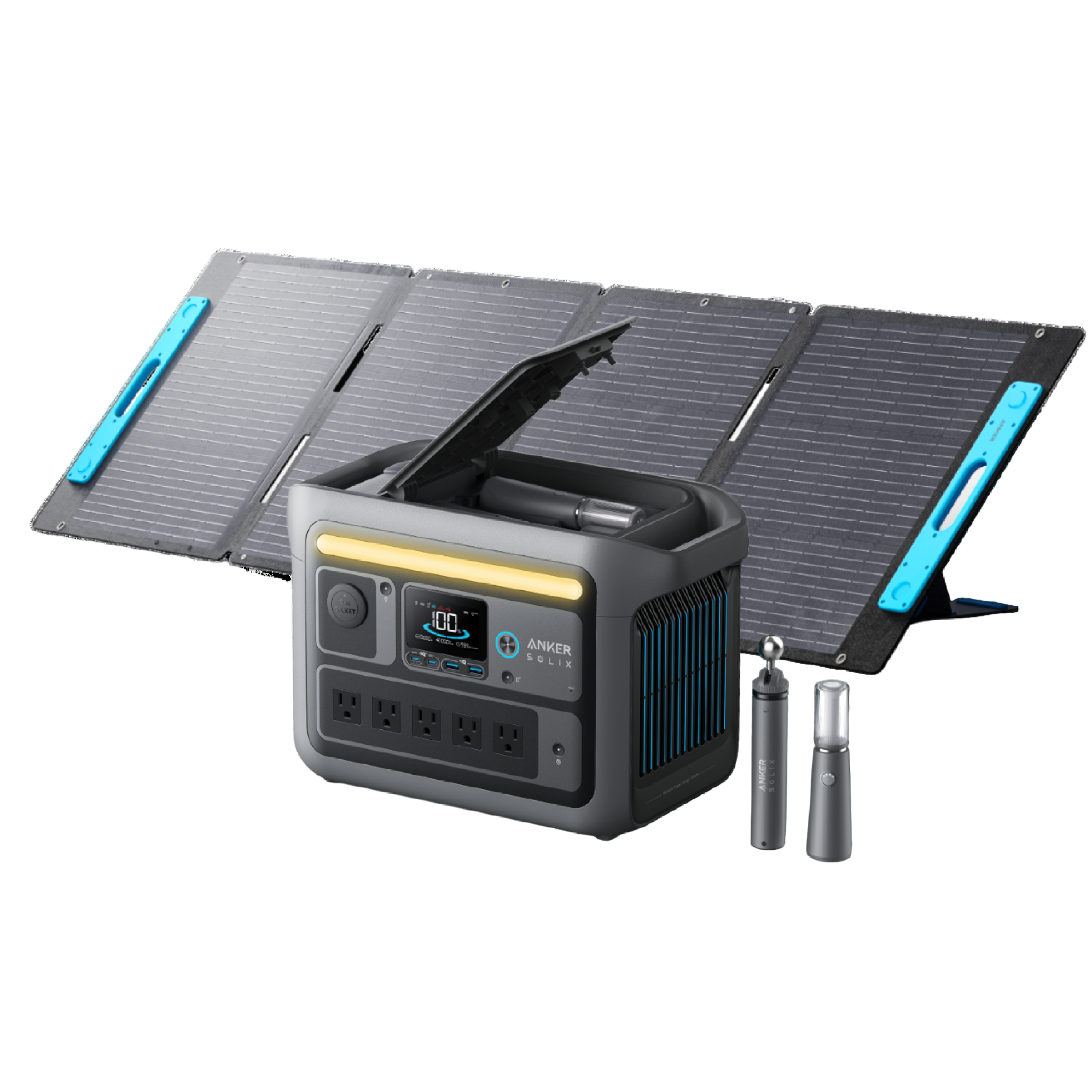 Anker SOLIX C800 Plus Solar Generator + 200W Solar Panel image 0