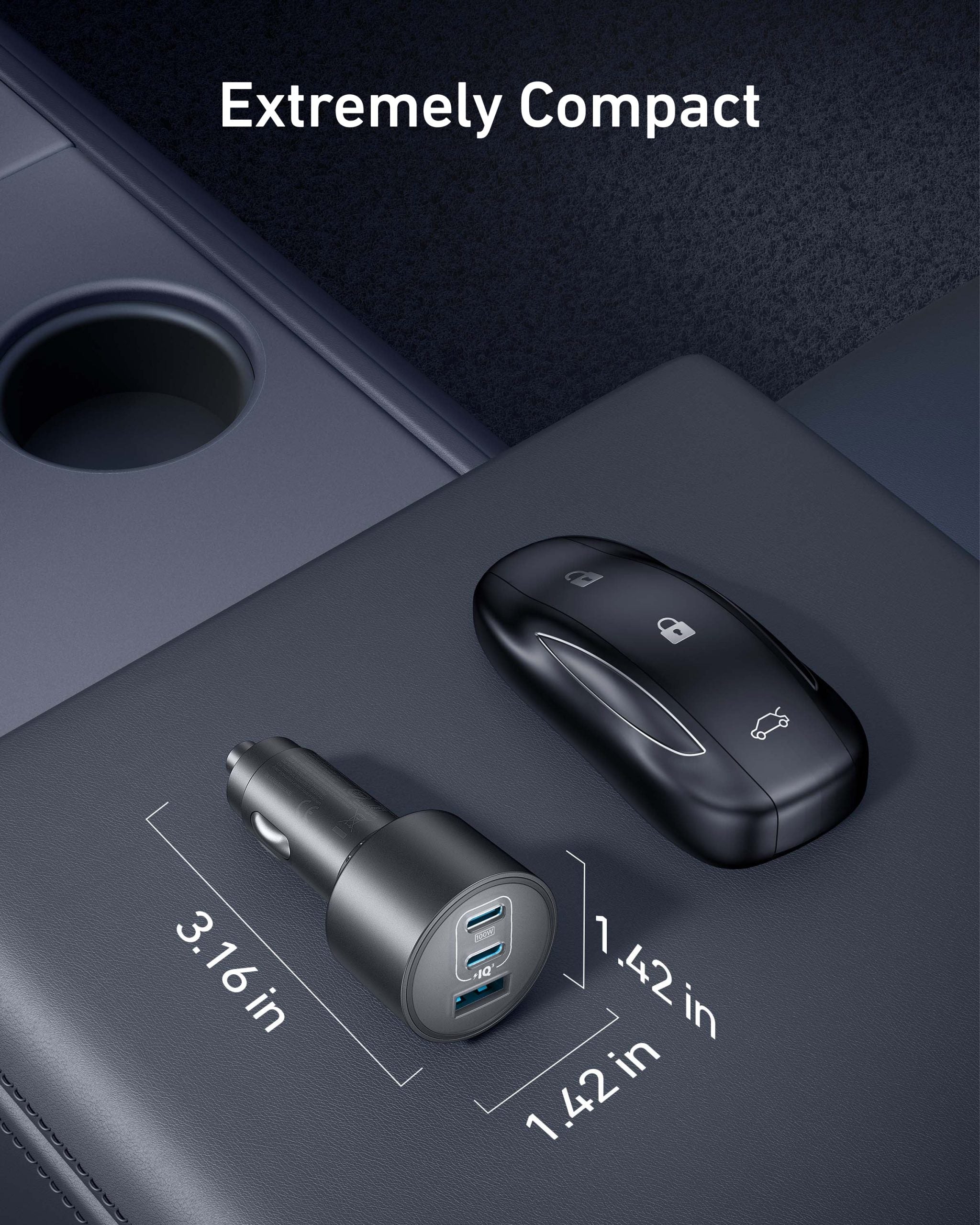 Anker Nano Car Charger (167.5W, 3 Ports) image 4