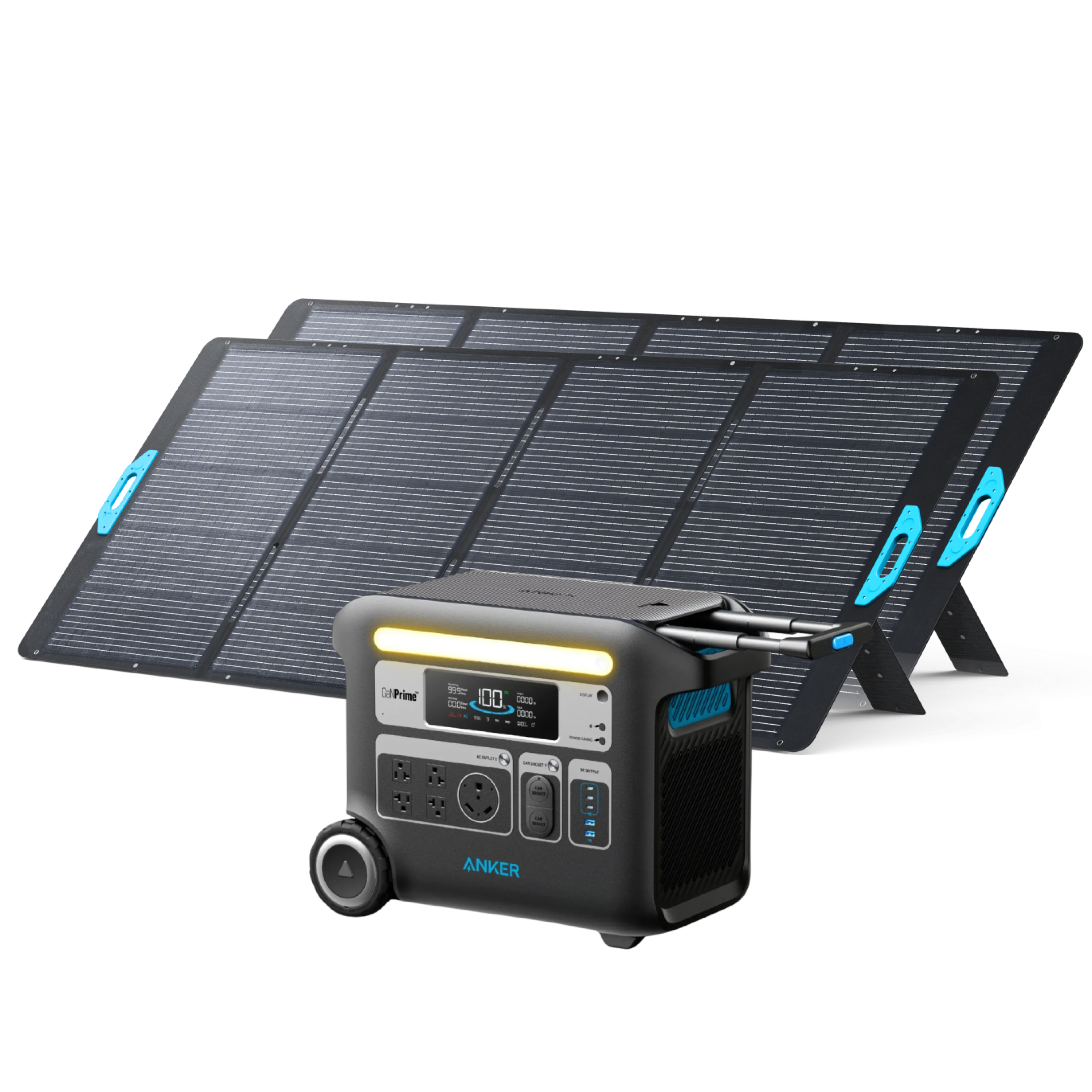 Anker SOLIX F2000 Solar Generator + 2x 400W Solar Panel image 0