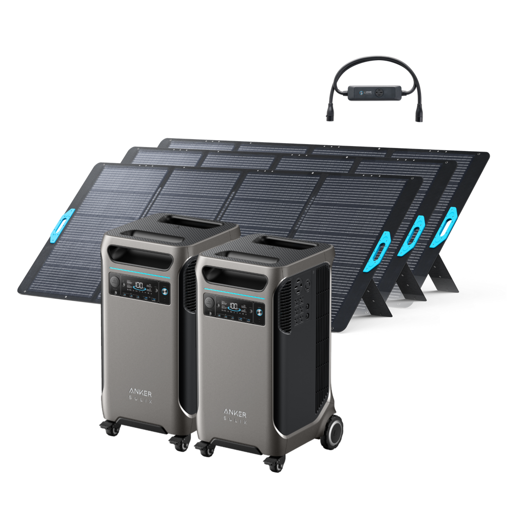 2Anker SOLIX F3800 + Double Power Hub + 400W Solar Panel image 4