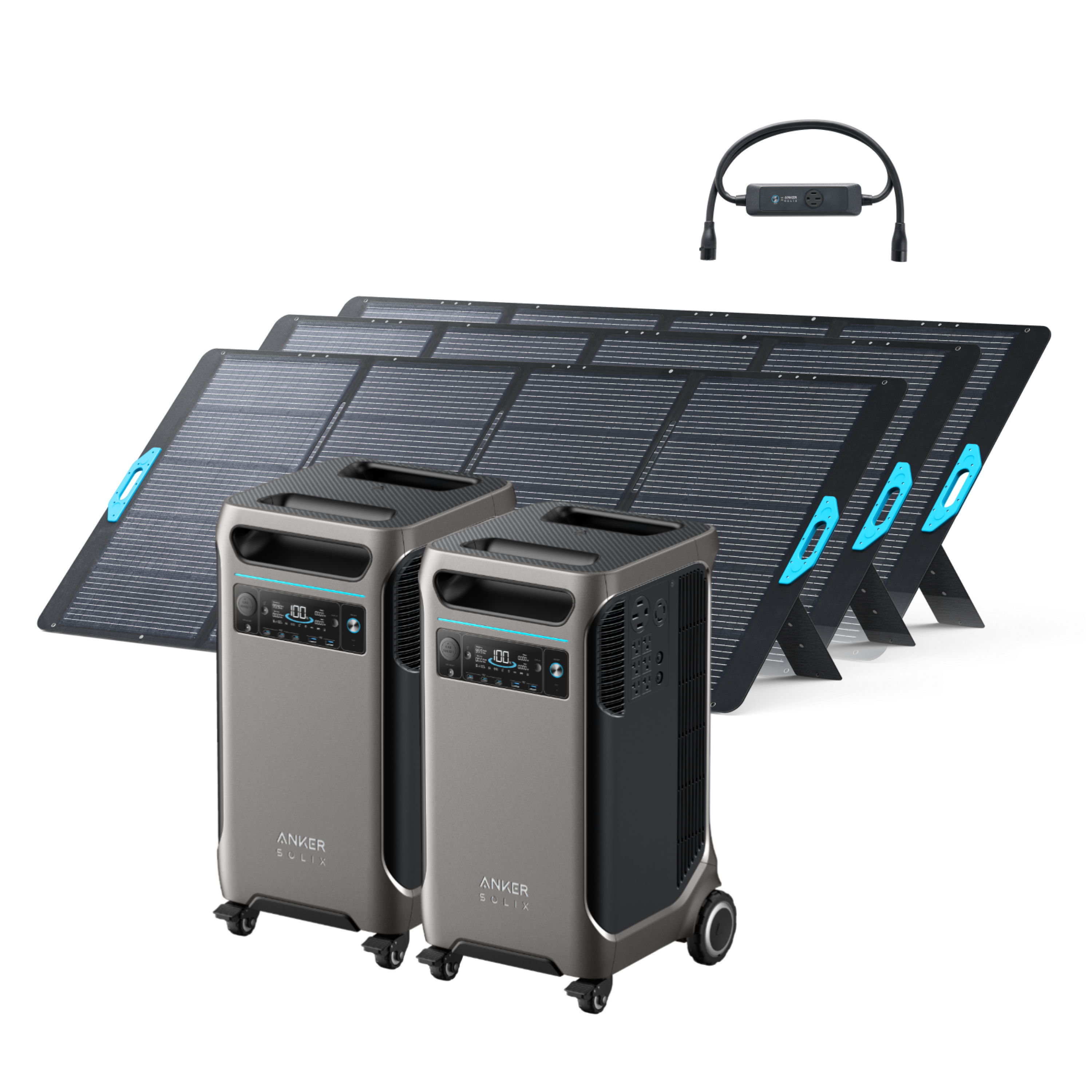 2Anker SOLIX F3800 + Double Power Hub + 400W Solar Panel image 4