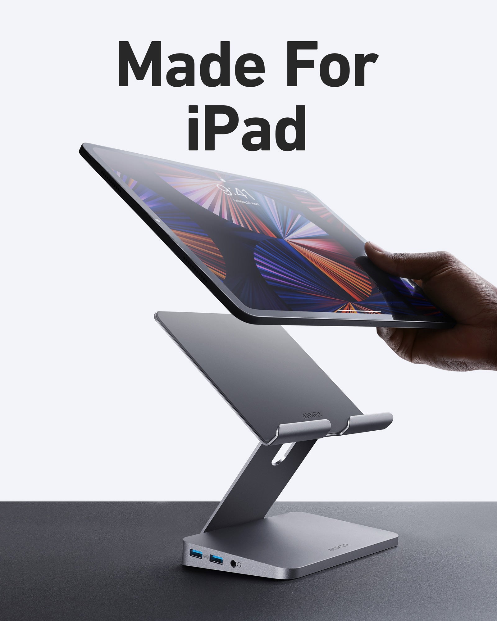 Anker 551 USB-C Hub (8-in-1, Tablet Stand) image 1