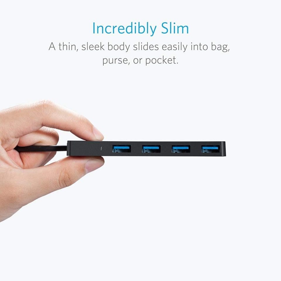 Anker Ultra Slim 4-Port USB 3.0 Data Hub image 2