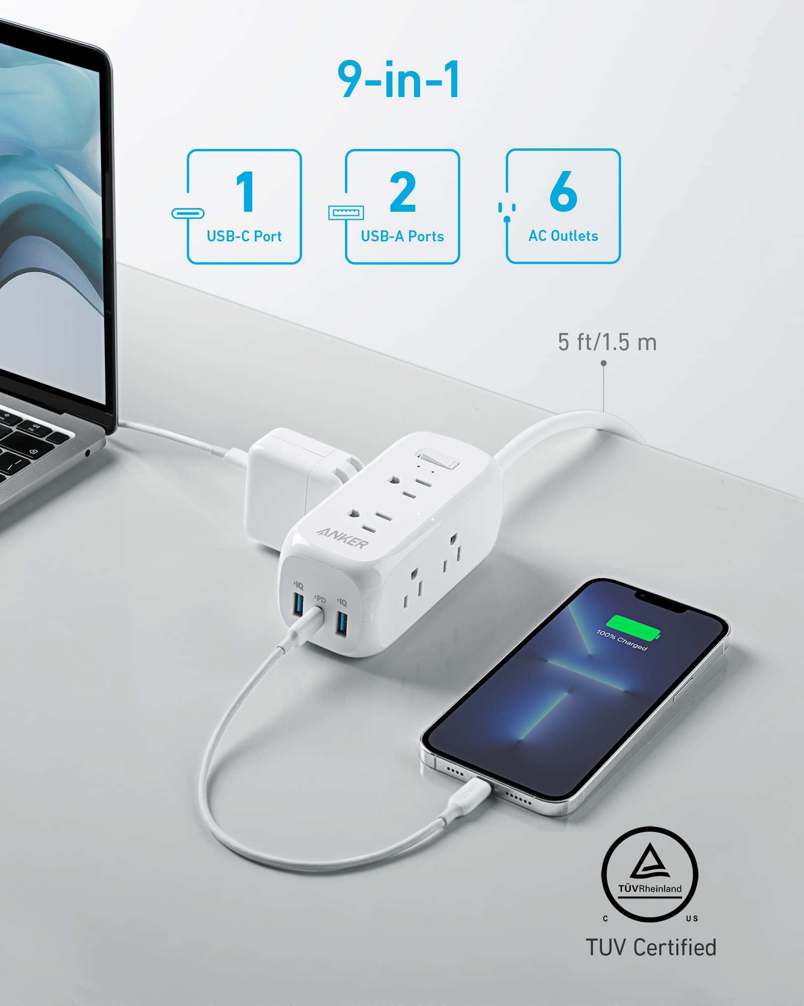 Anker 332 USB Power Strip image 2
