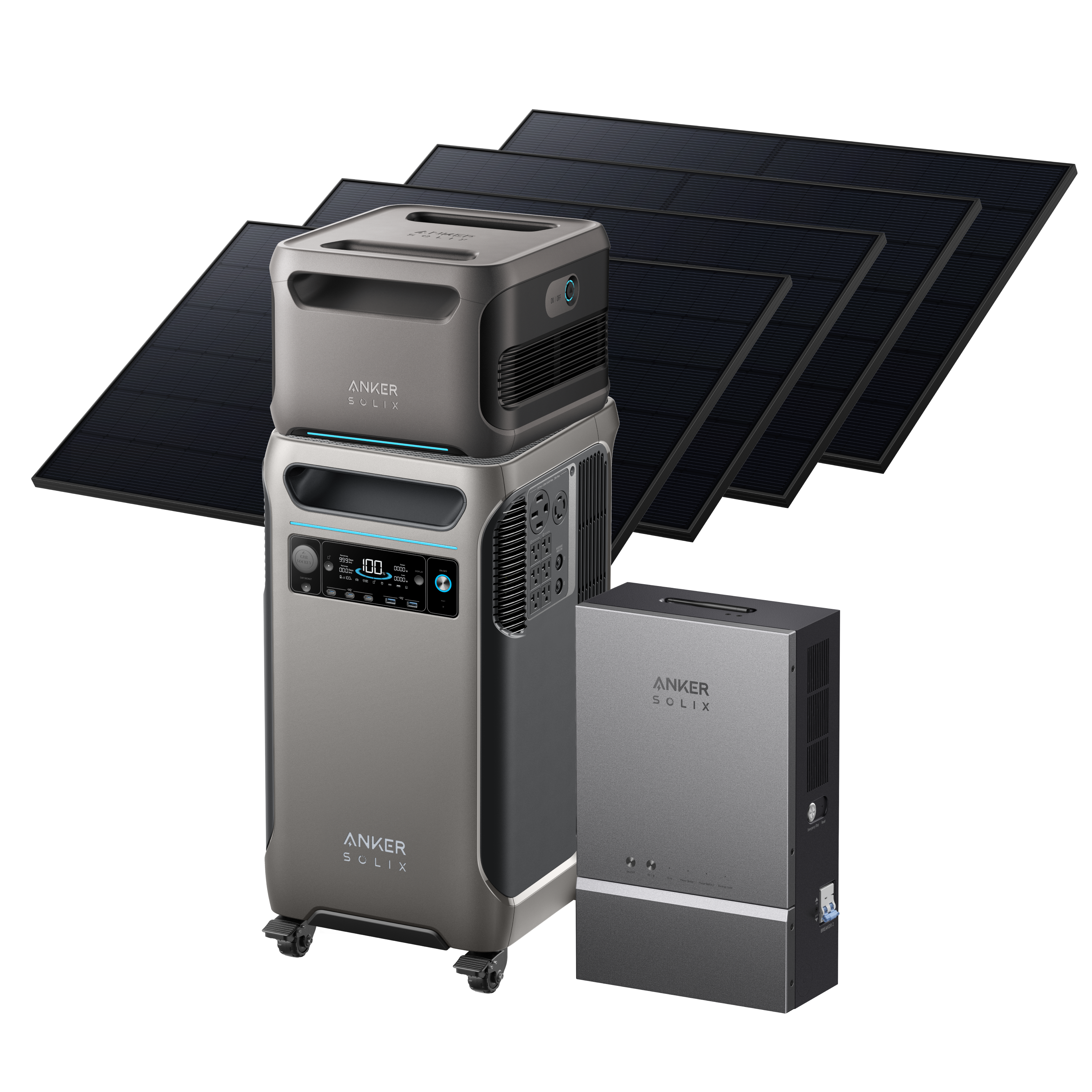 Anker SOLIX F3800 + Expansion Battery + Smart Home Power Kit + 4410W Rigid Solar Panels image 0