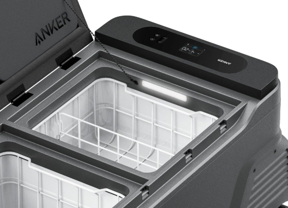 Anker EverFrost Dual-Zone Portable Cooler 50 with 299Wh Battery(New), Powered by AC/DC or Solar image 5