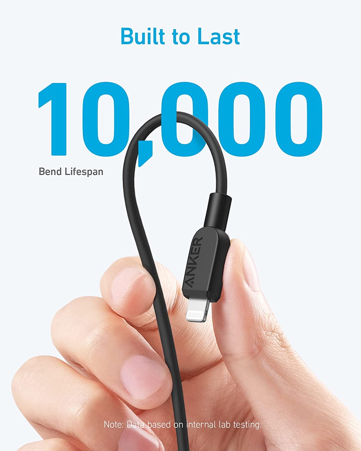 Anker 310 USB-C to Lightning Cable (10  ft, 2-Pack) image 3
