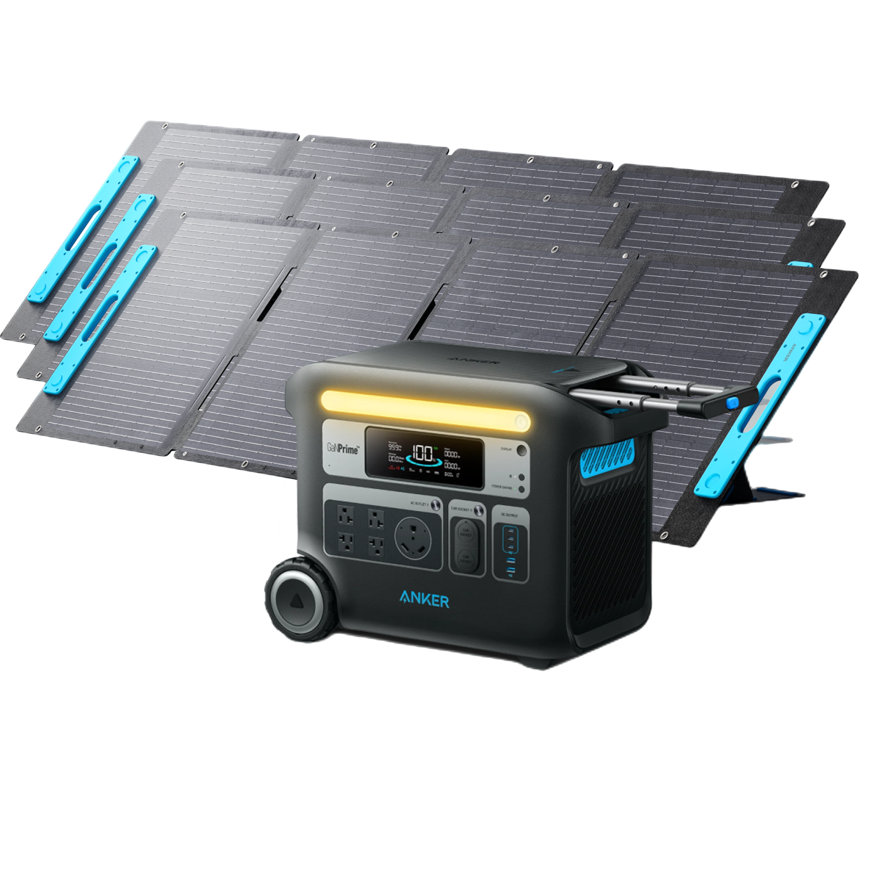 Anker SOLIX F2000 Solar Generator + 3x 200W Solar Panel image 0