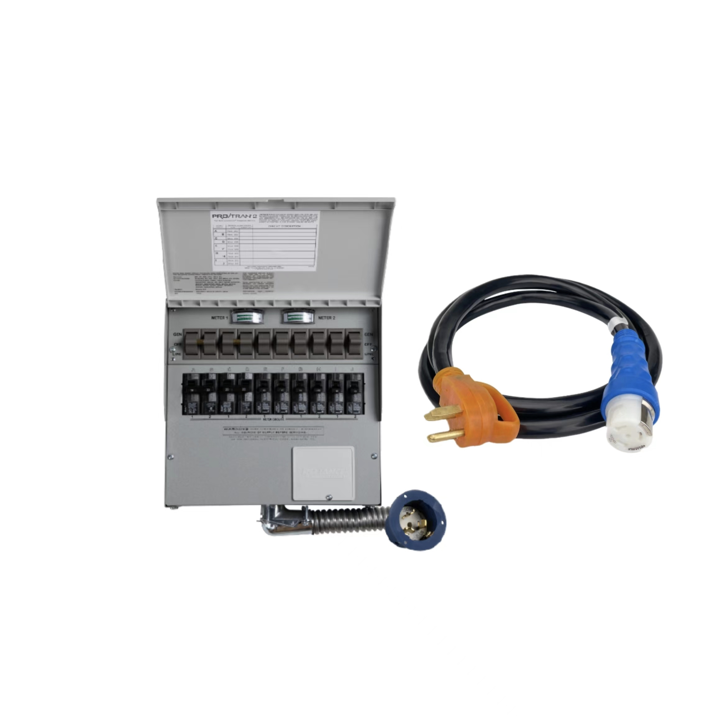 Home Backup Kit (120V/240V, 50 Amp, 10-Circuit Transfer Switch + Cable, For F3800) image 3