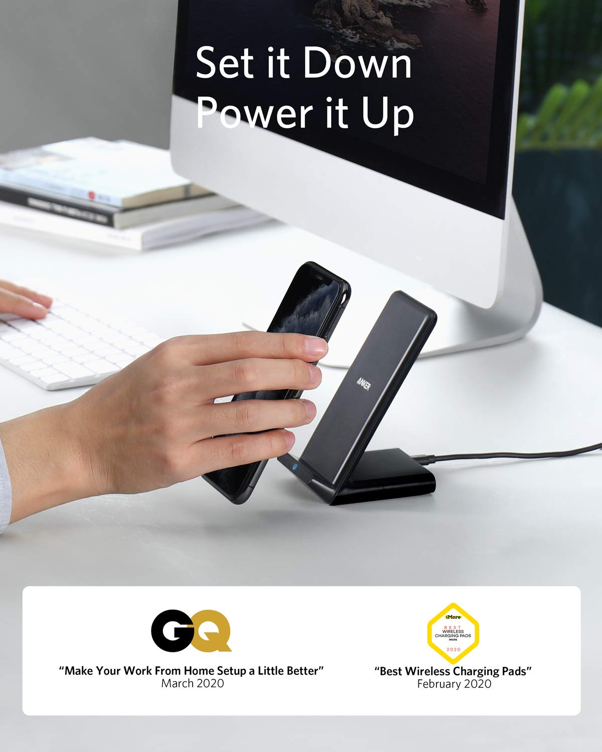 Anker 313 Wireless Charger (Stand) image 1