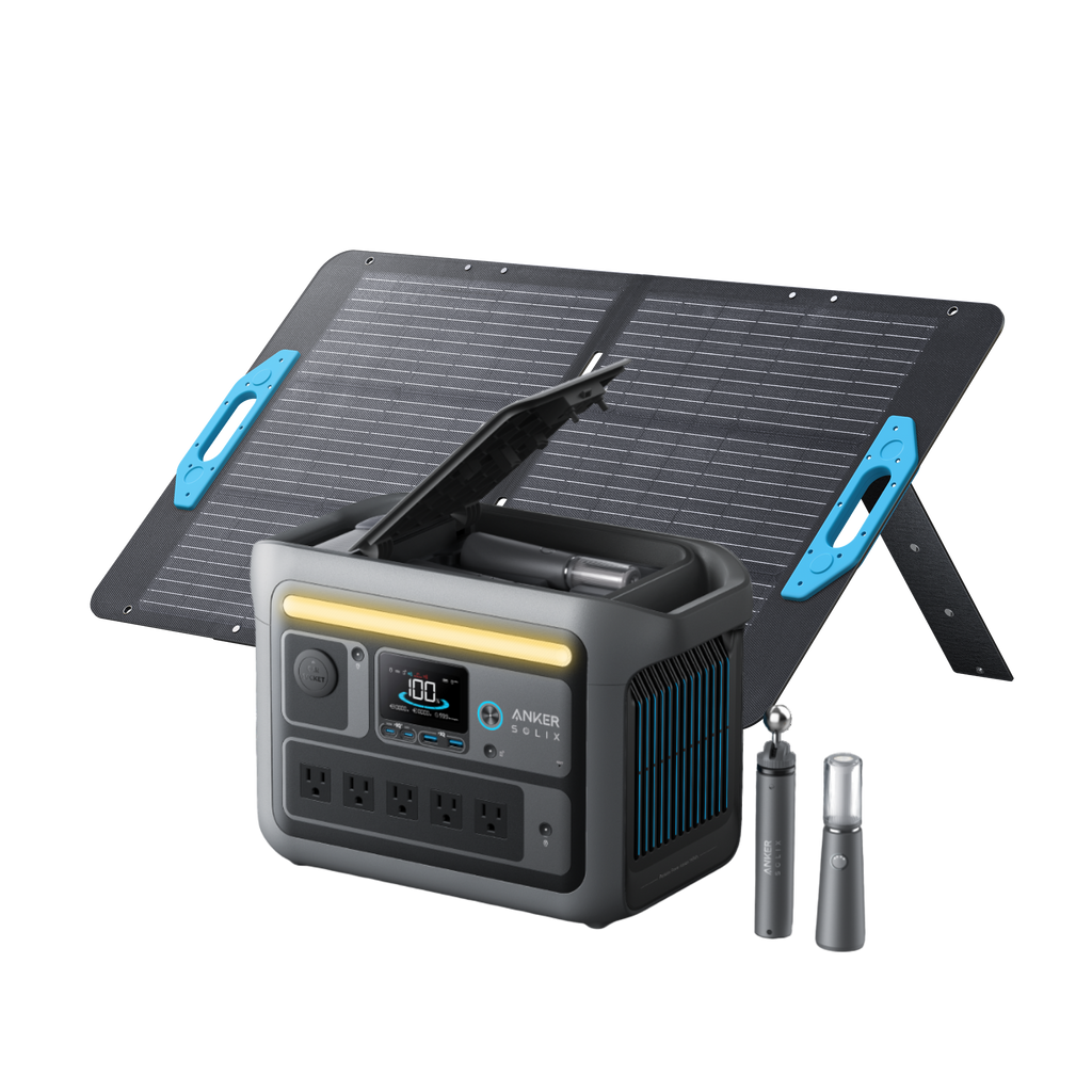 Anker SOLIX C800 Plus Solar Generator + 100W Solar Panel image 0