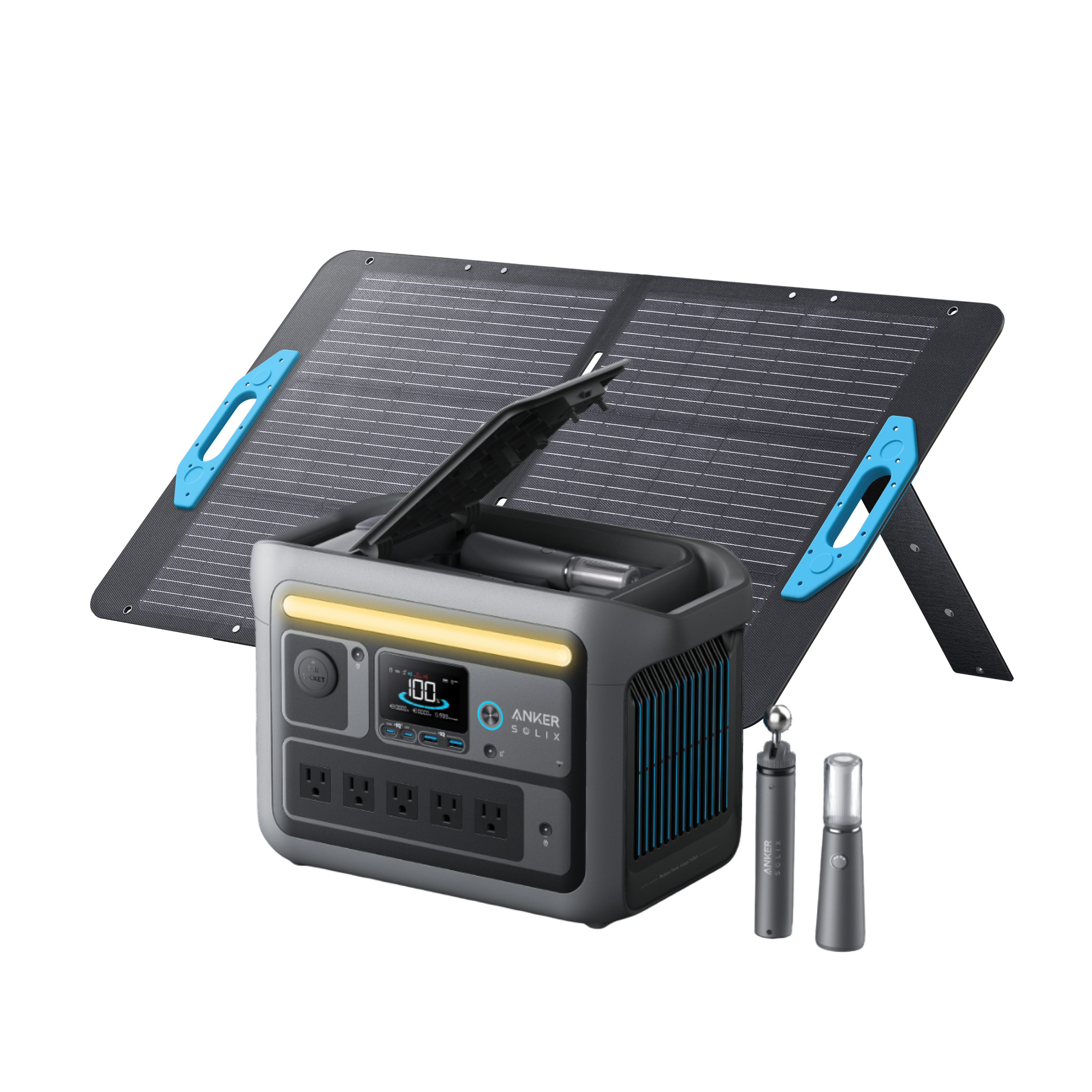 Anker SOLIX C800 Plus Solar Generator + 100W Solar Panel image 0