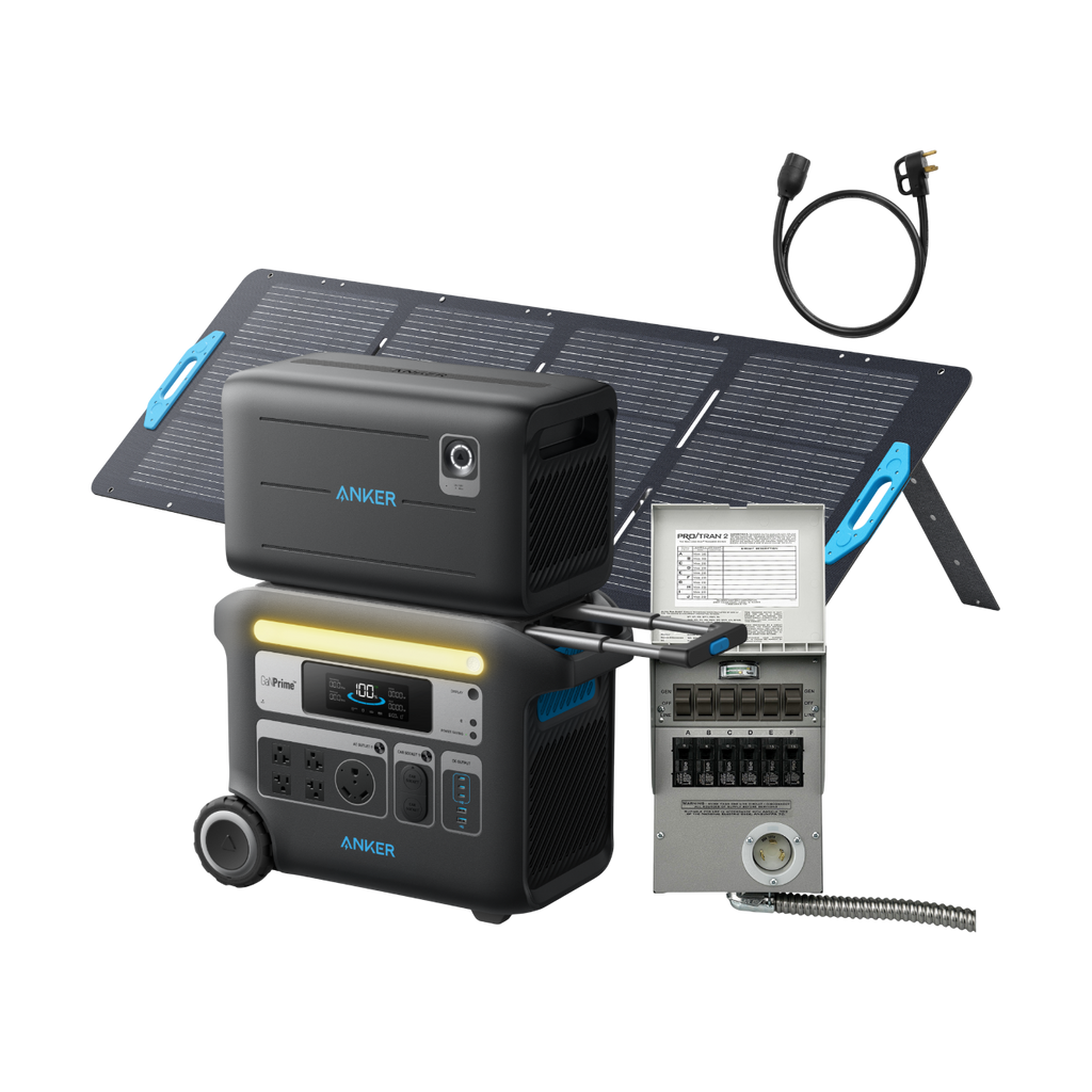 Anker SOLIX F2000 + BP2600 Expansion Battery + Home Backup Kit (Transfer Switch + Cable) image 3